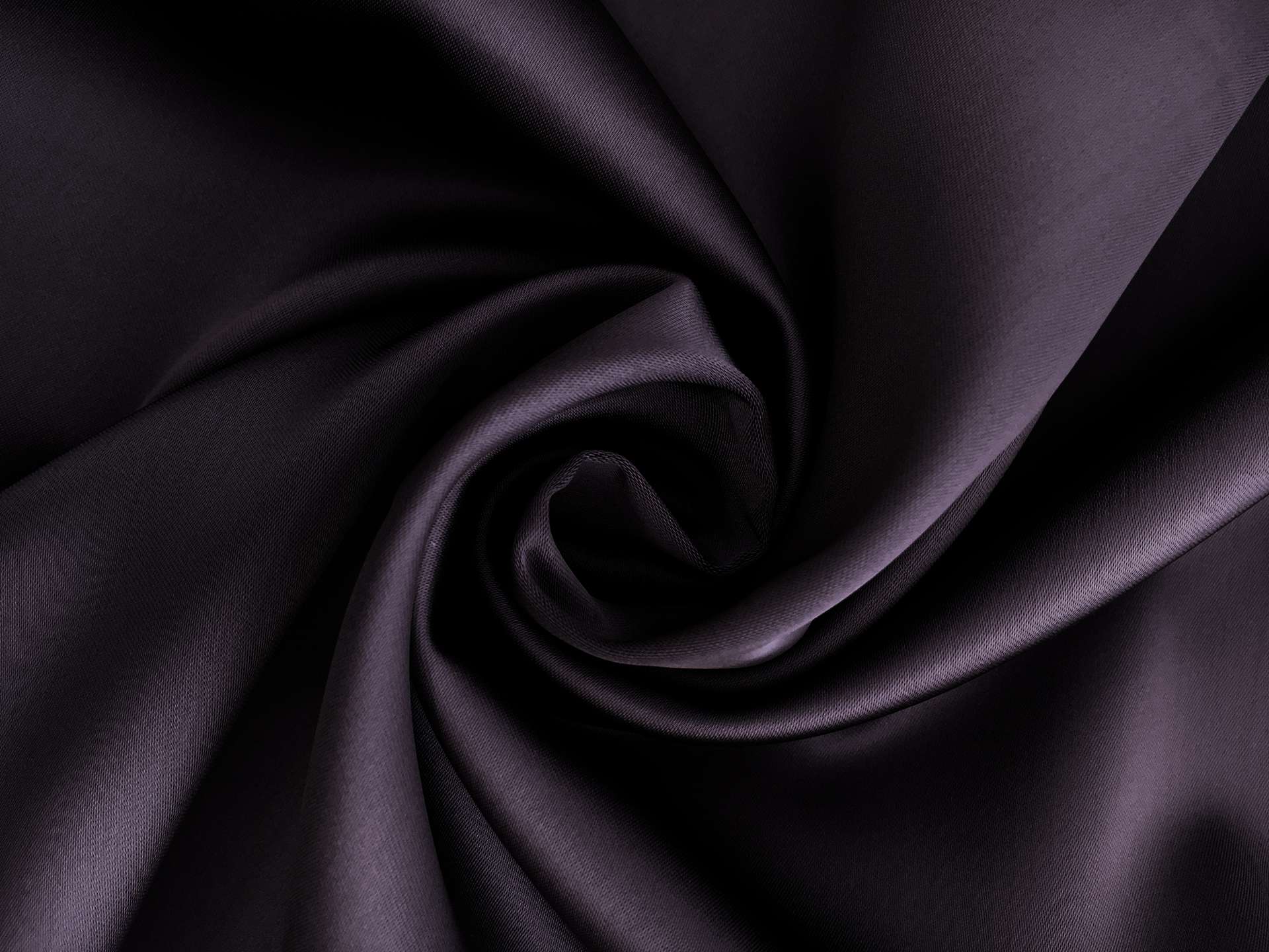 Miyuki Stretch Polyester Satin in Eggplant
