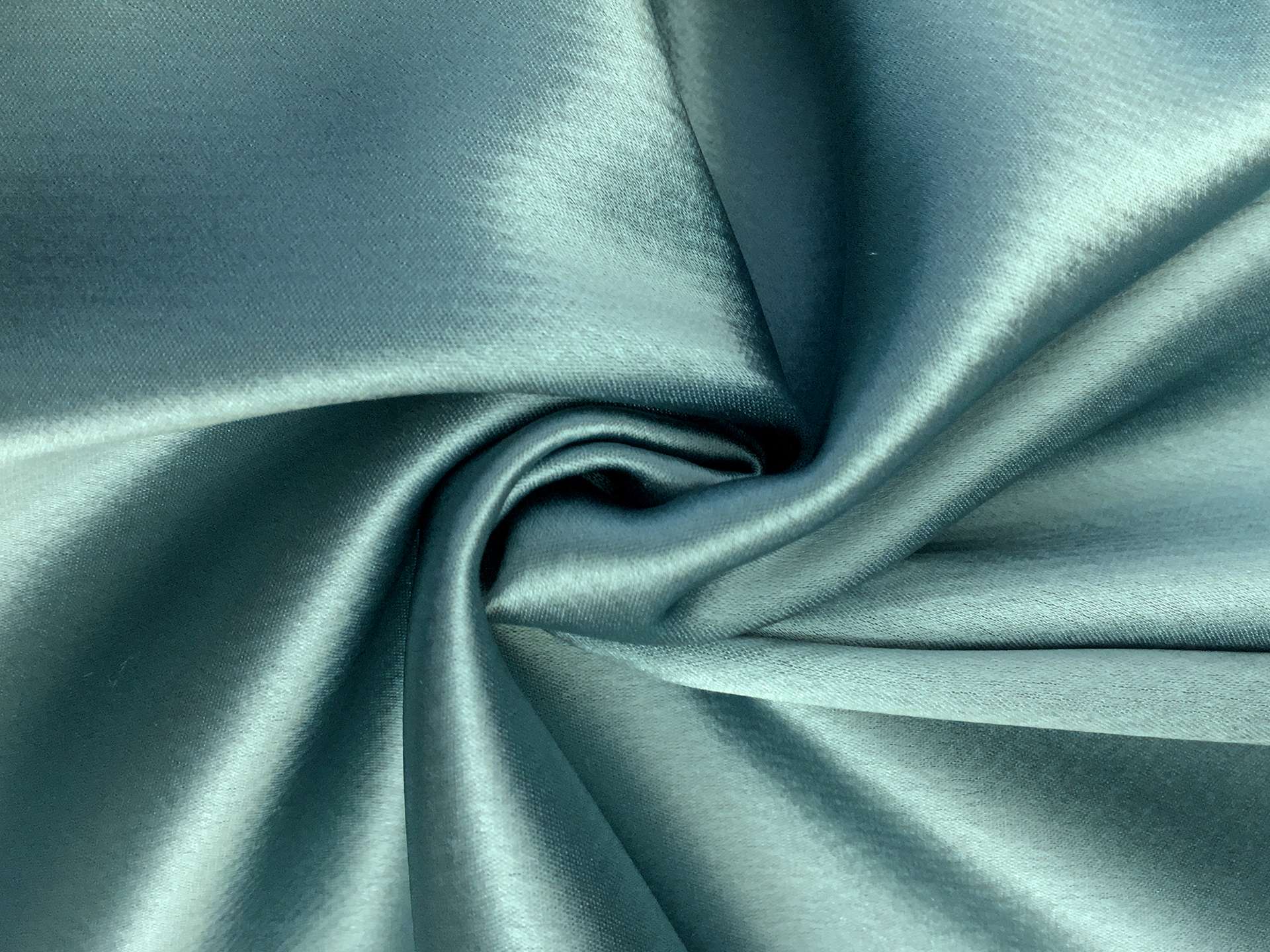 Triacetate Blend Charmeuse in Light Teal