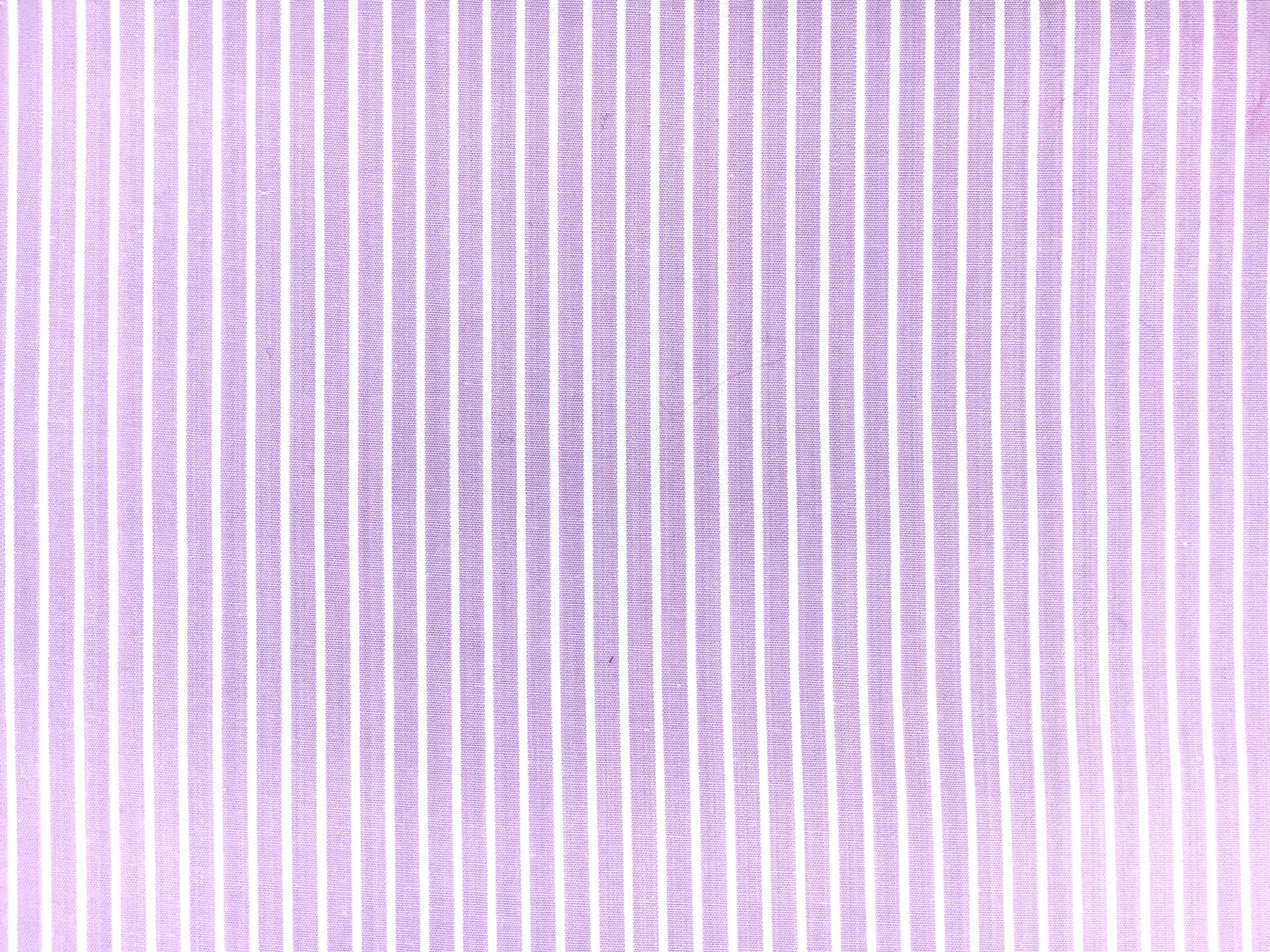 Cotton Shirting with Lavender Printed Stripe