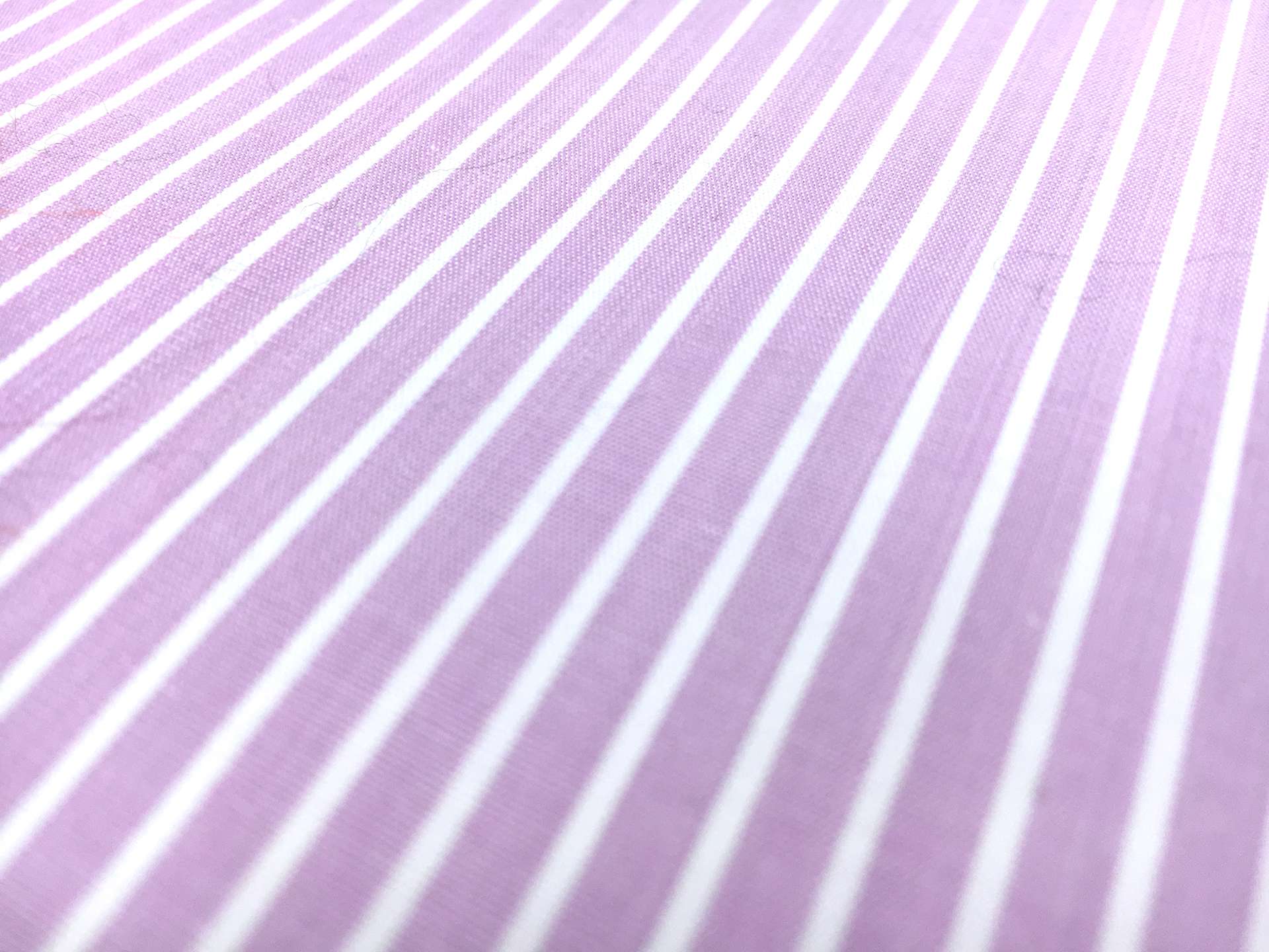 Cotton Shirting with Lavender Printed Stripe