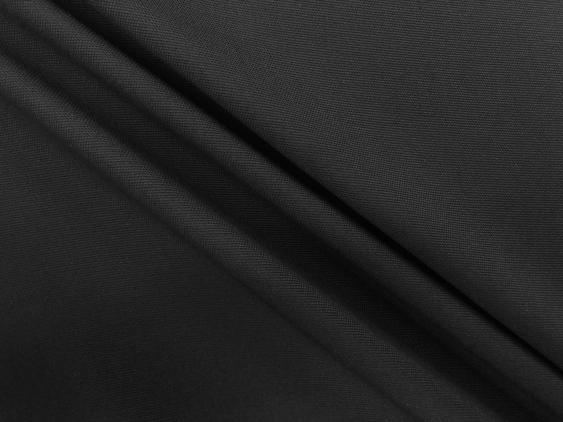 Japanese Stretch Cotton Canvas in Black