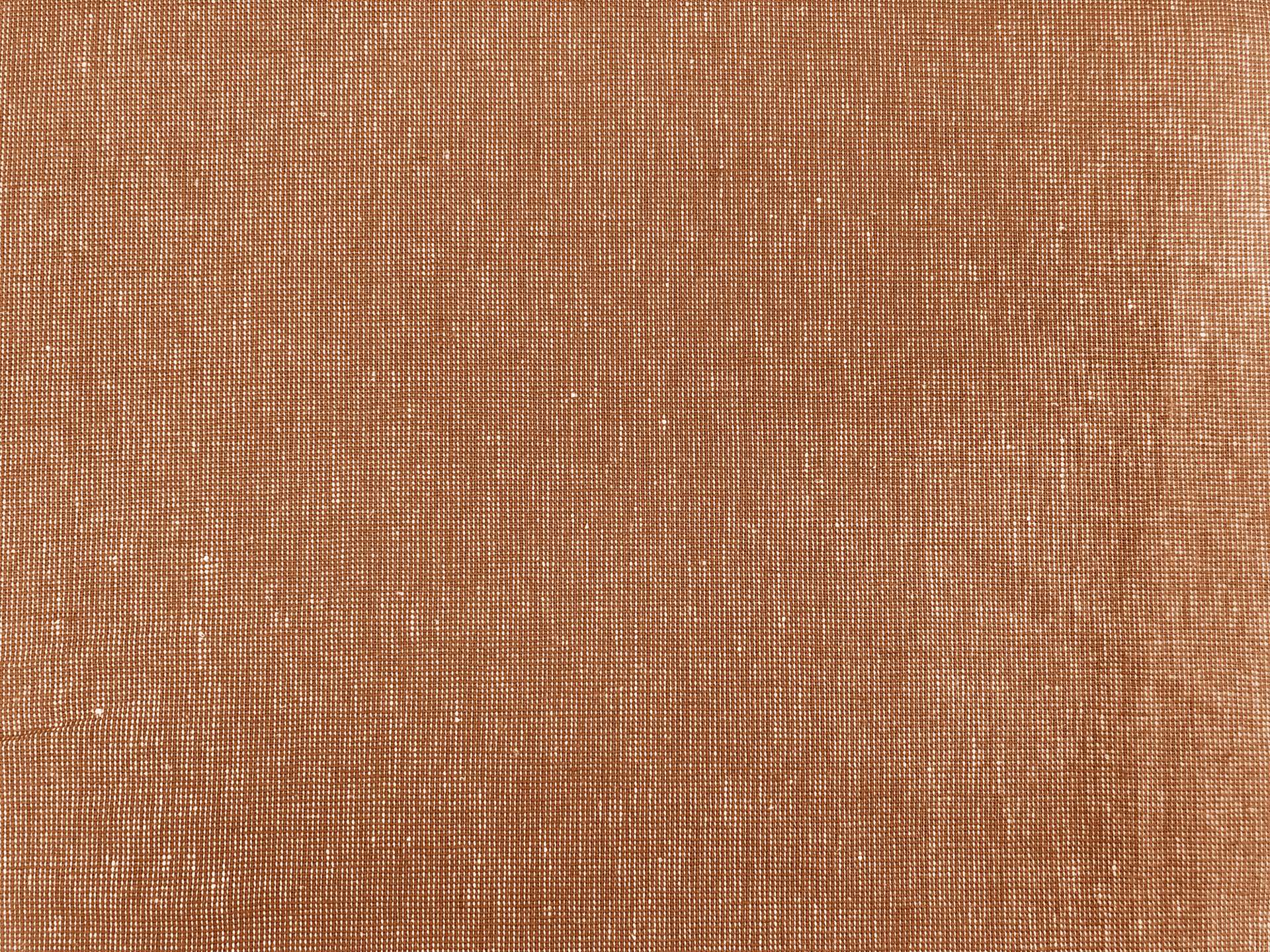 Yarn Dyed Linen Cotton in Roasted Pecan