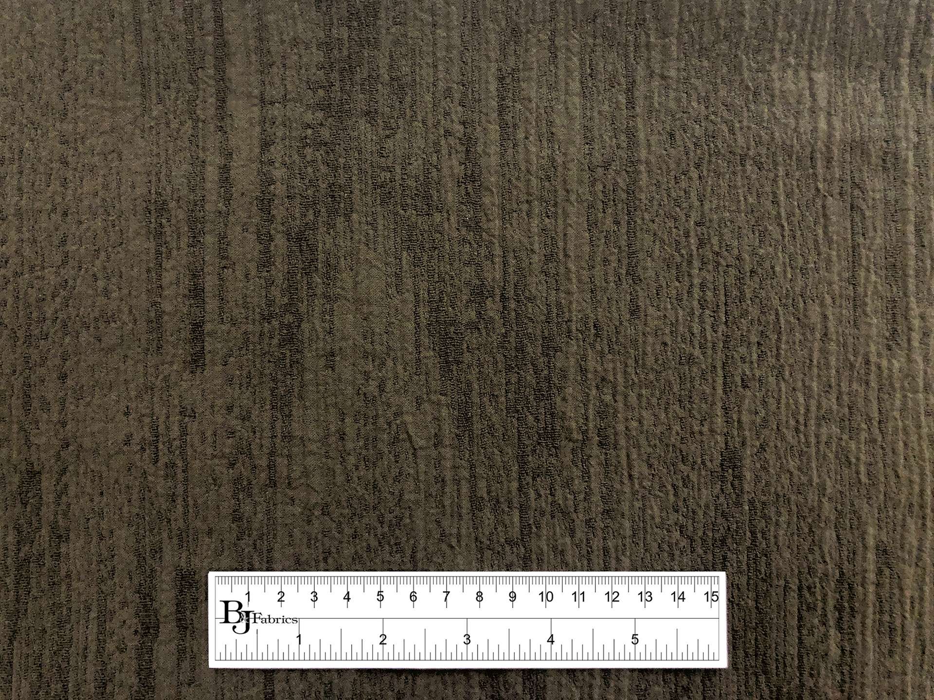 Cotton & Linen Upholstery Brocade in Olive