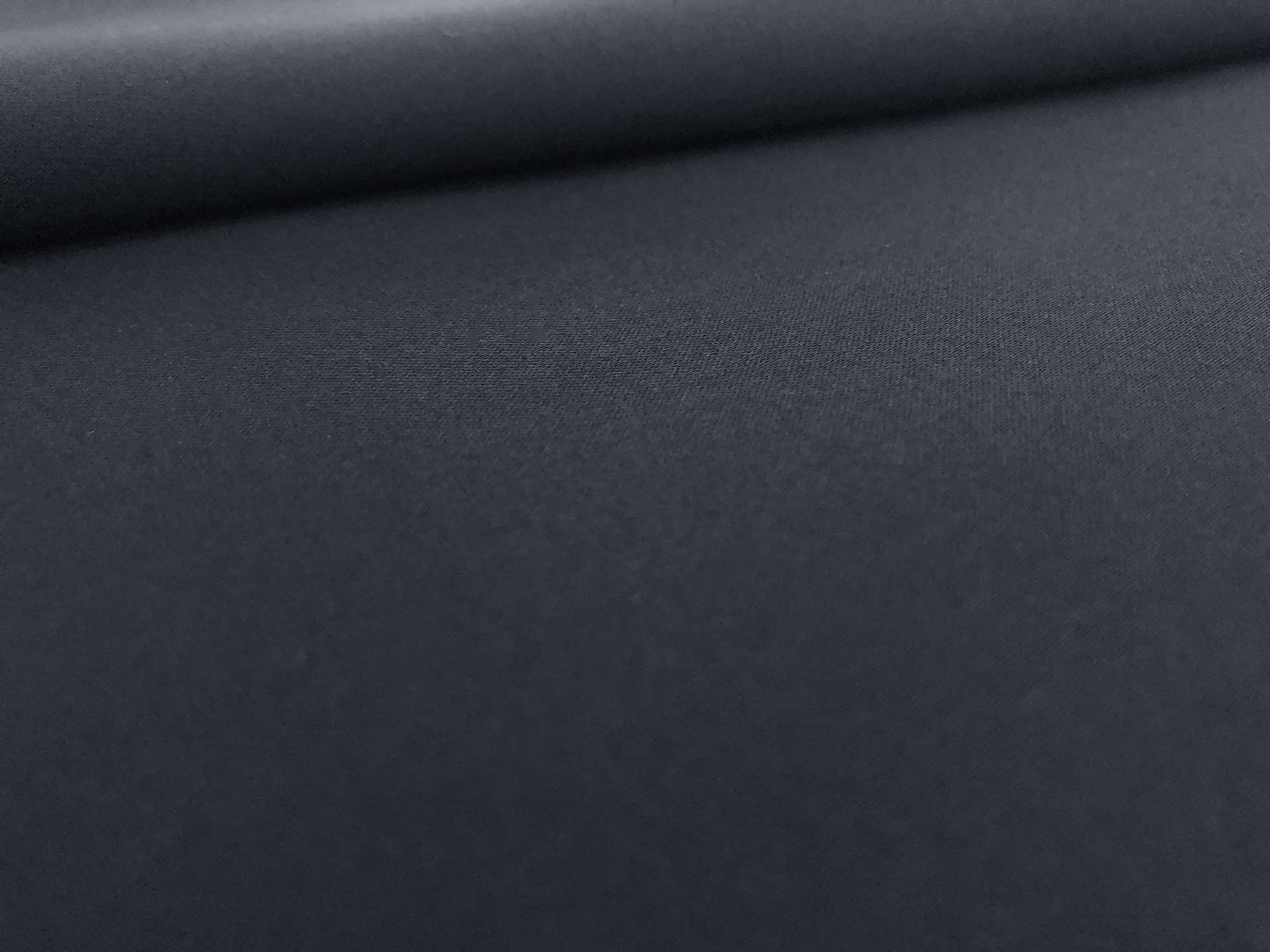 Lightweight Stretch Cotton Sateen in Midnight Navy