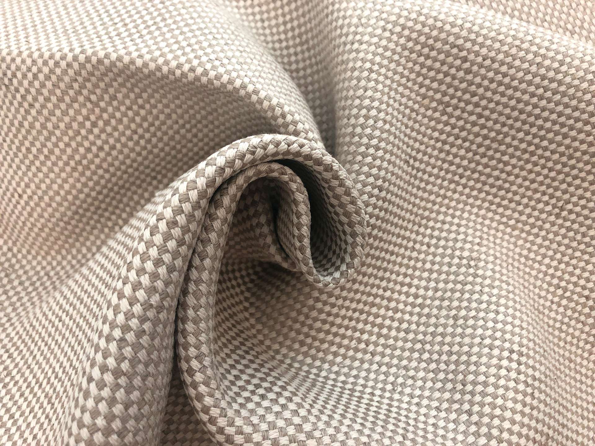 Linen & Cotton Petite Basket Weave Upholstery