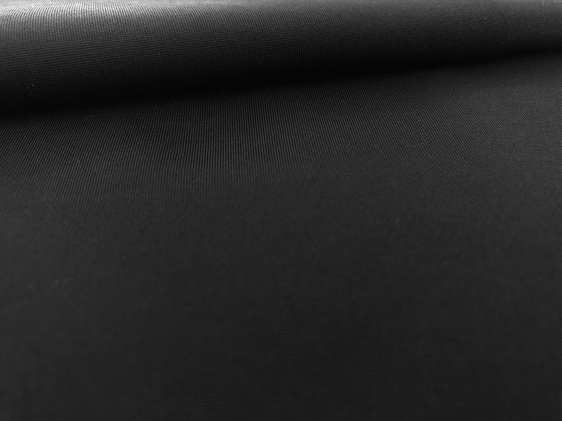 Nylon Spandex Support Knit in Black