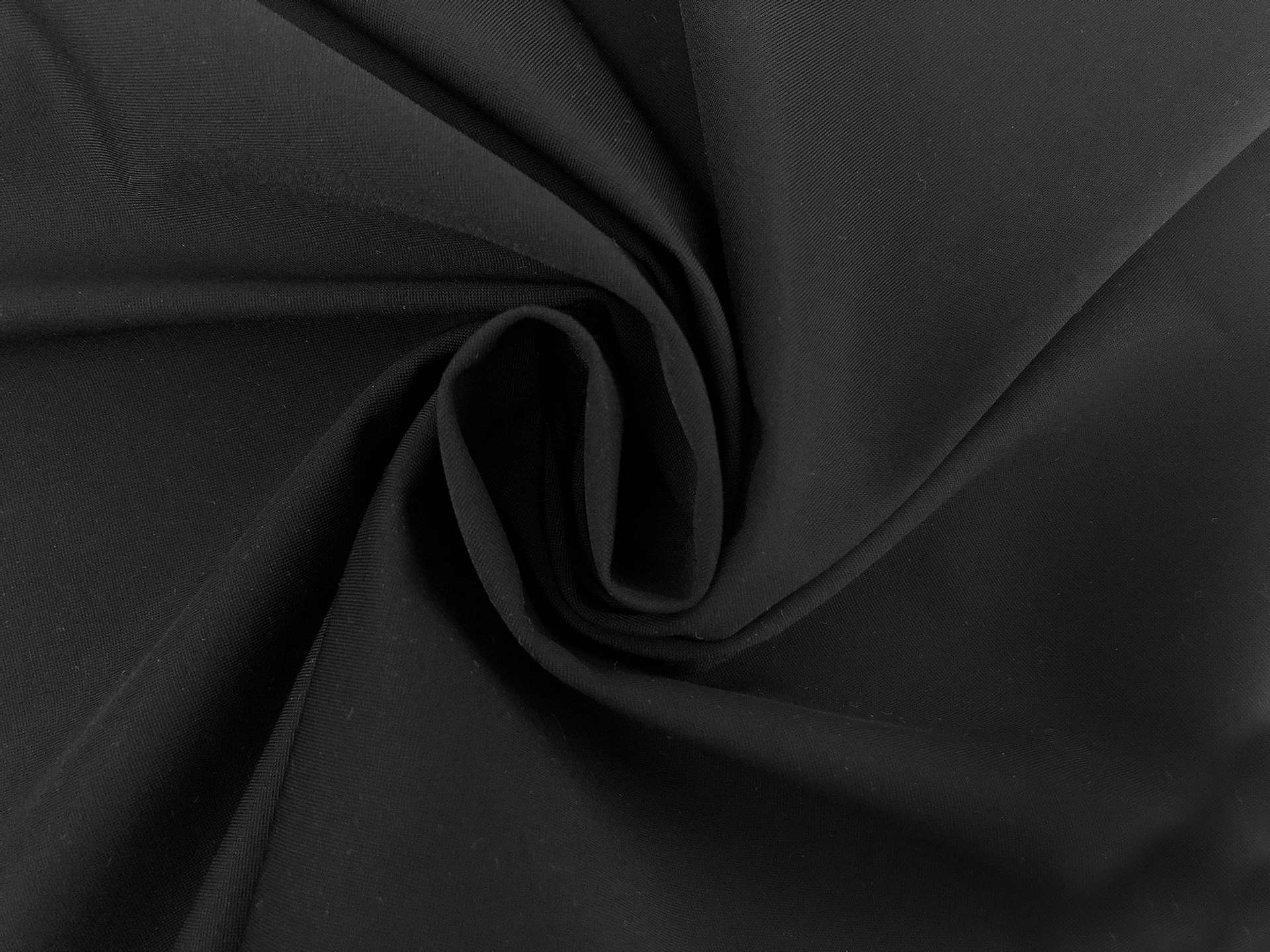 Nylon Spandex Support Knit in Black