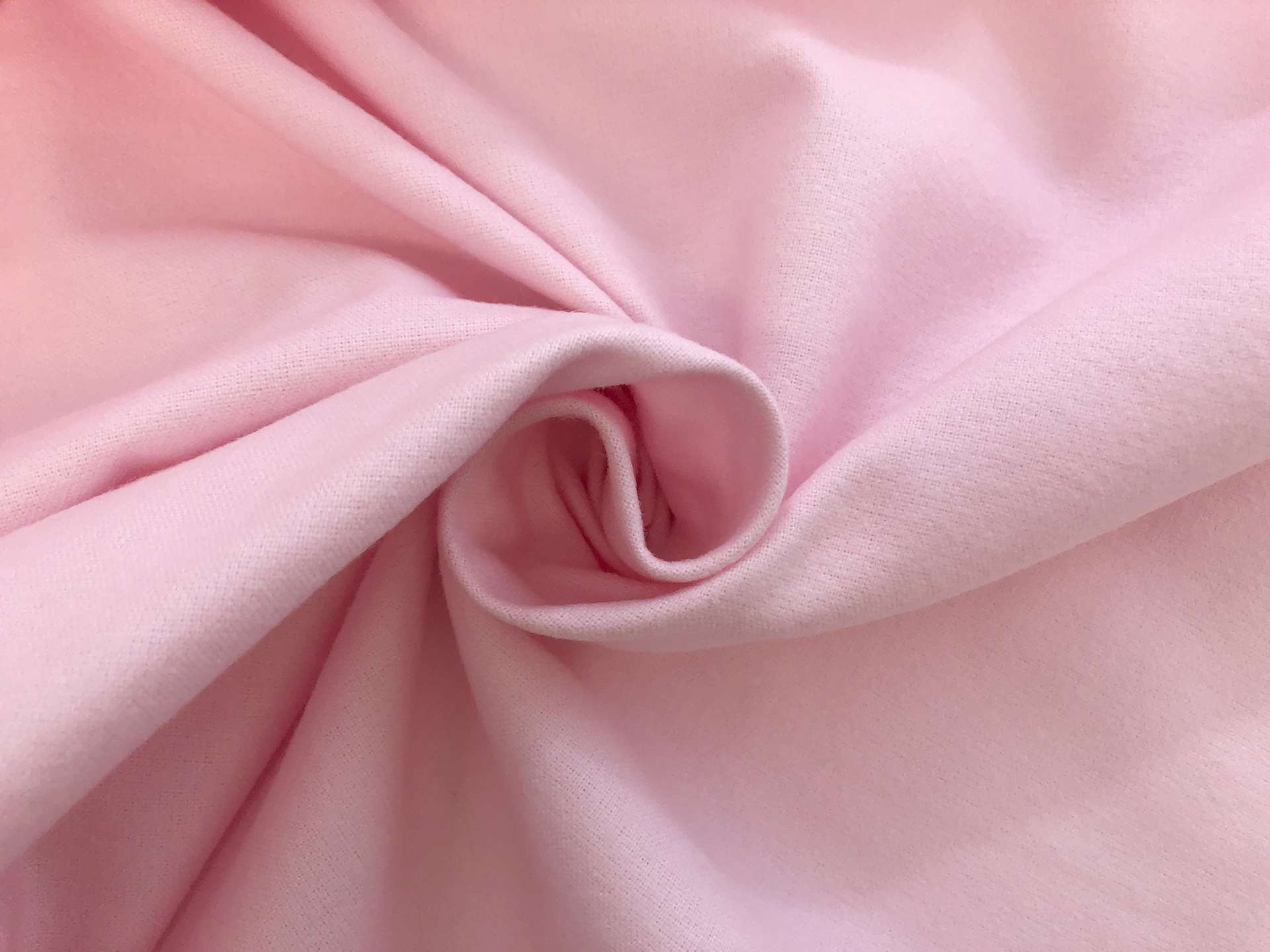 Cotton 2-Ply Flannel in Baby Pink