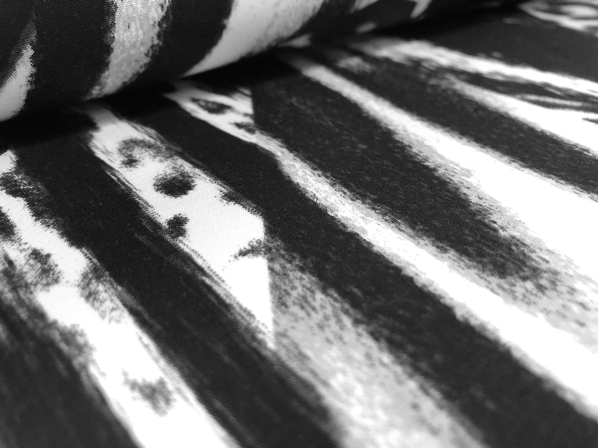 Stretch Cotton Sateen Animal Print