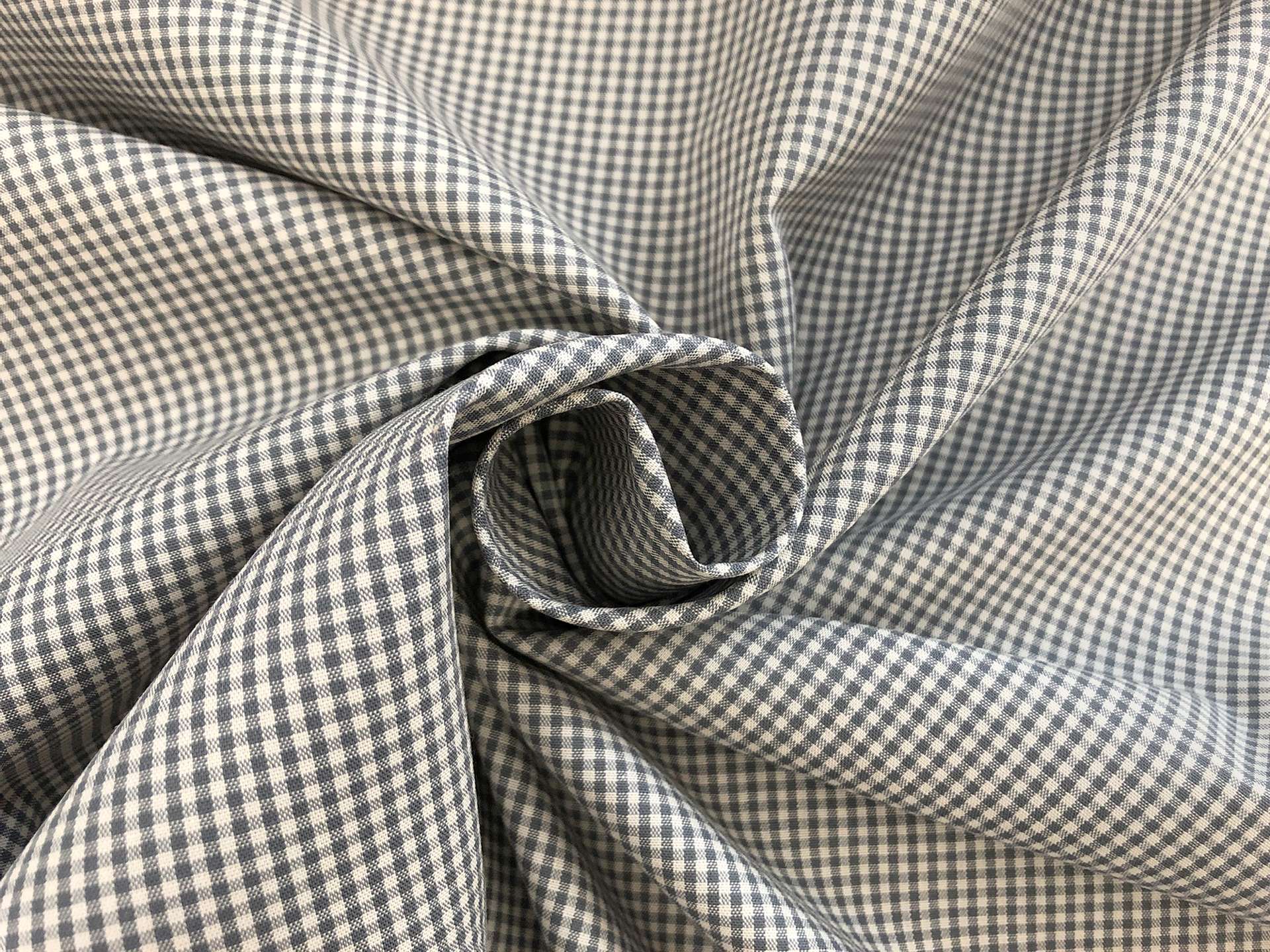Japanese 1/16" Cotton Gingham in Grey