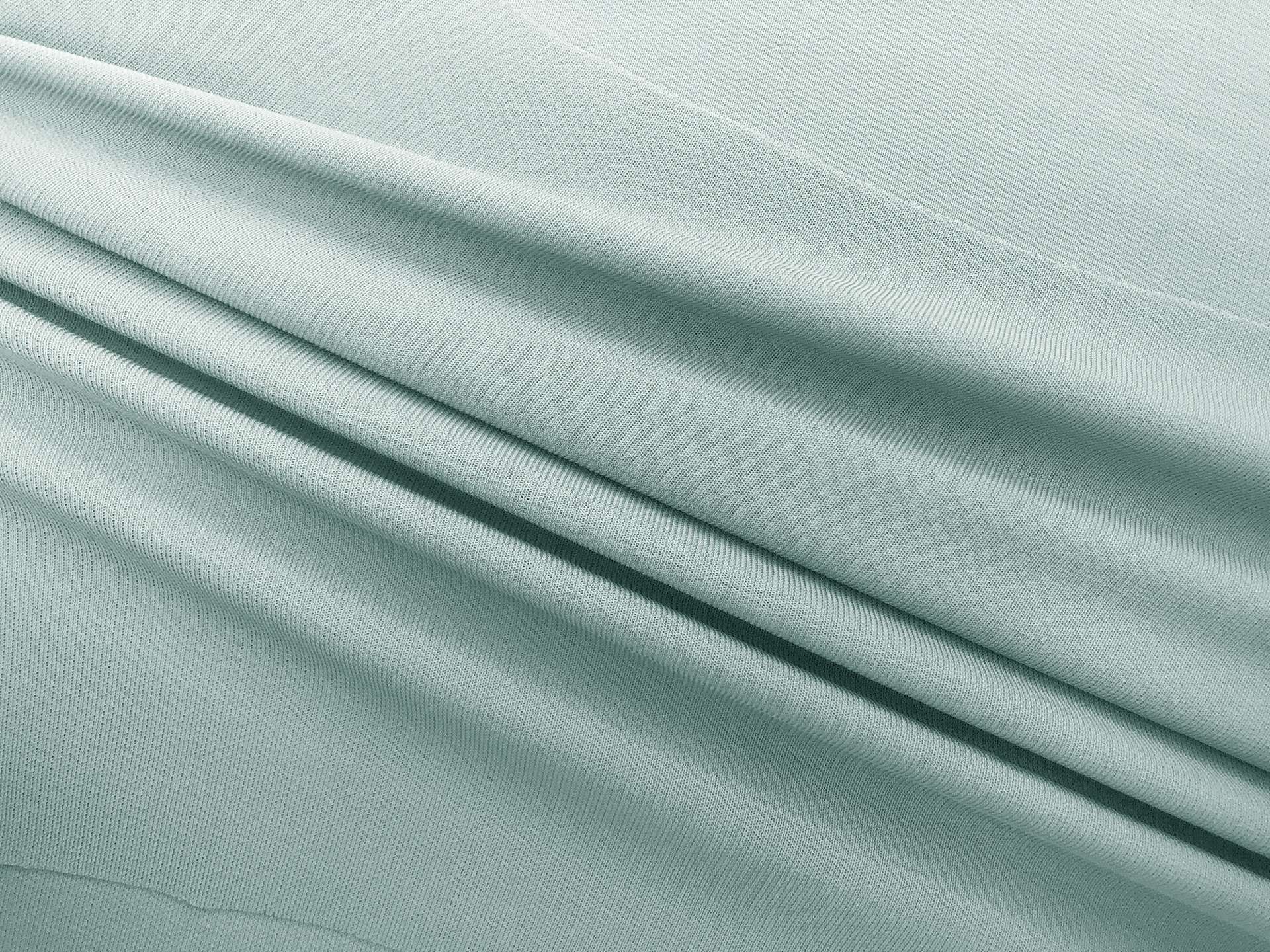 Viscose Matte Jersey Knit in Seafoam