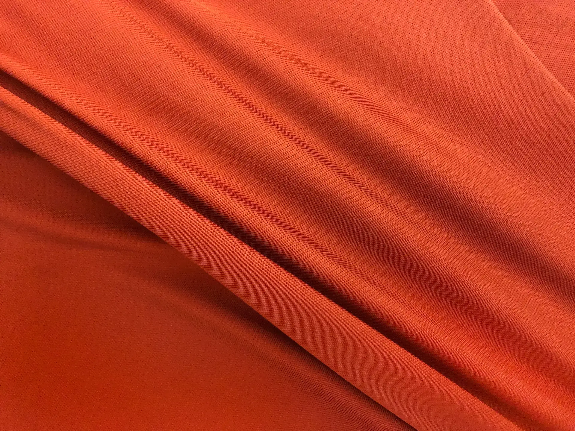 Rayon Matte Jersey in Rust