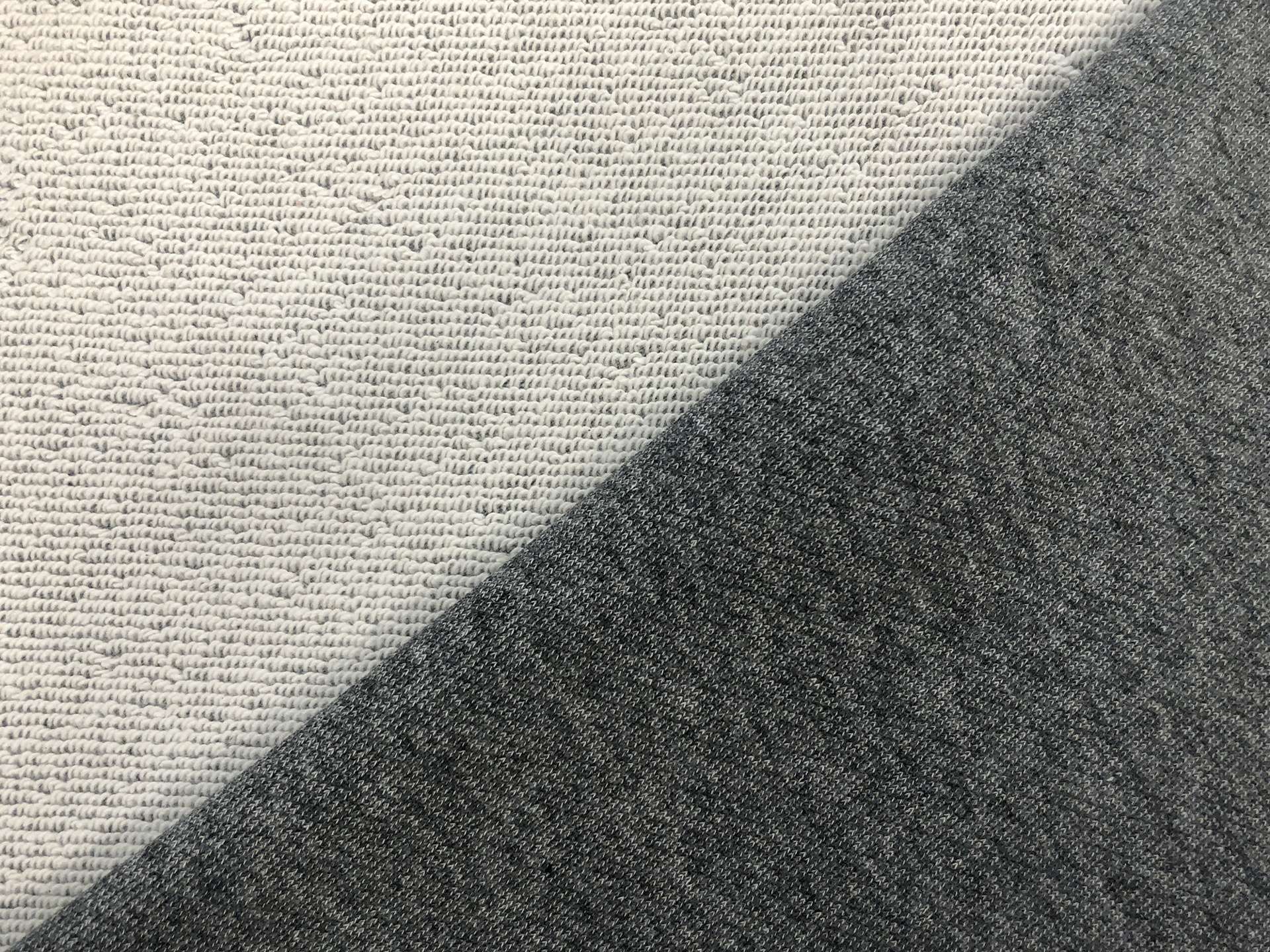 11 oz Japanese French Terry Knit in Dark Heather Grey
