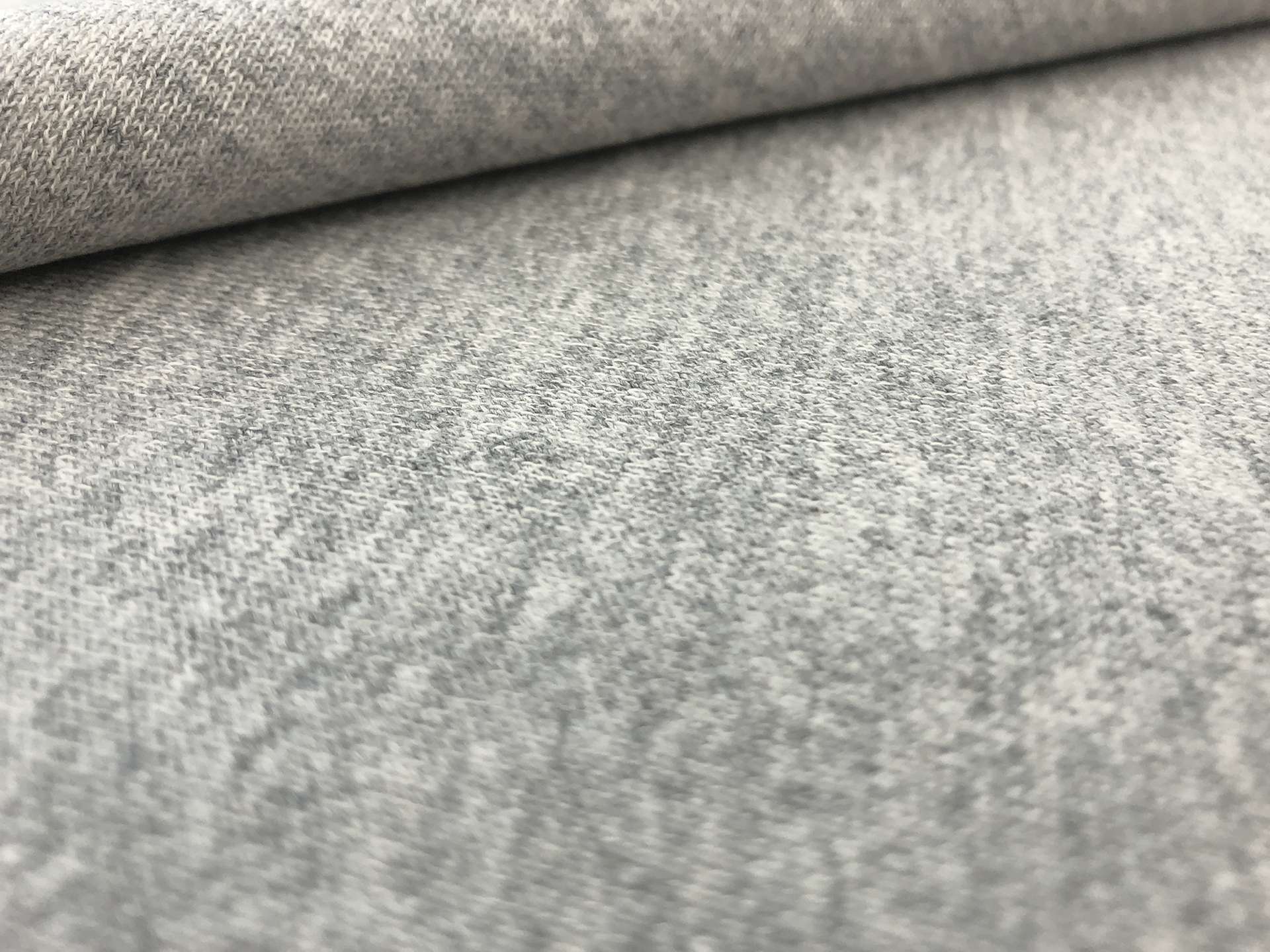 11 oz Japanese French Terry Knit in Light Heather Grey