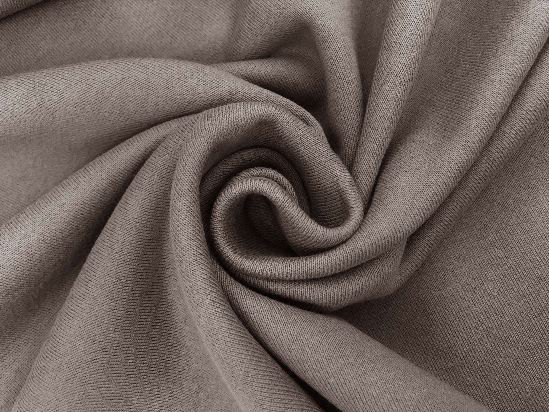 11oz French Terry Knit in Dark Taupe