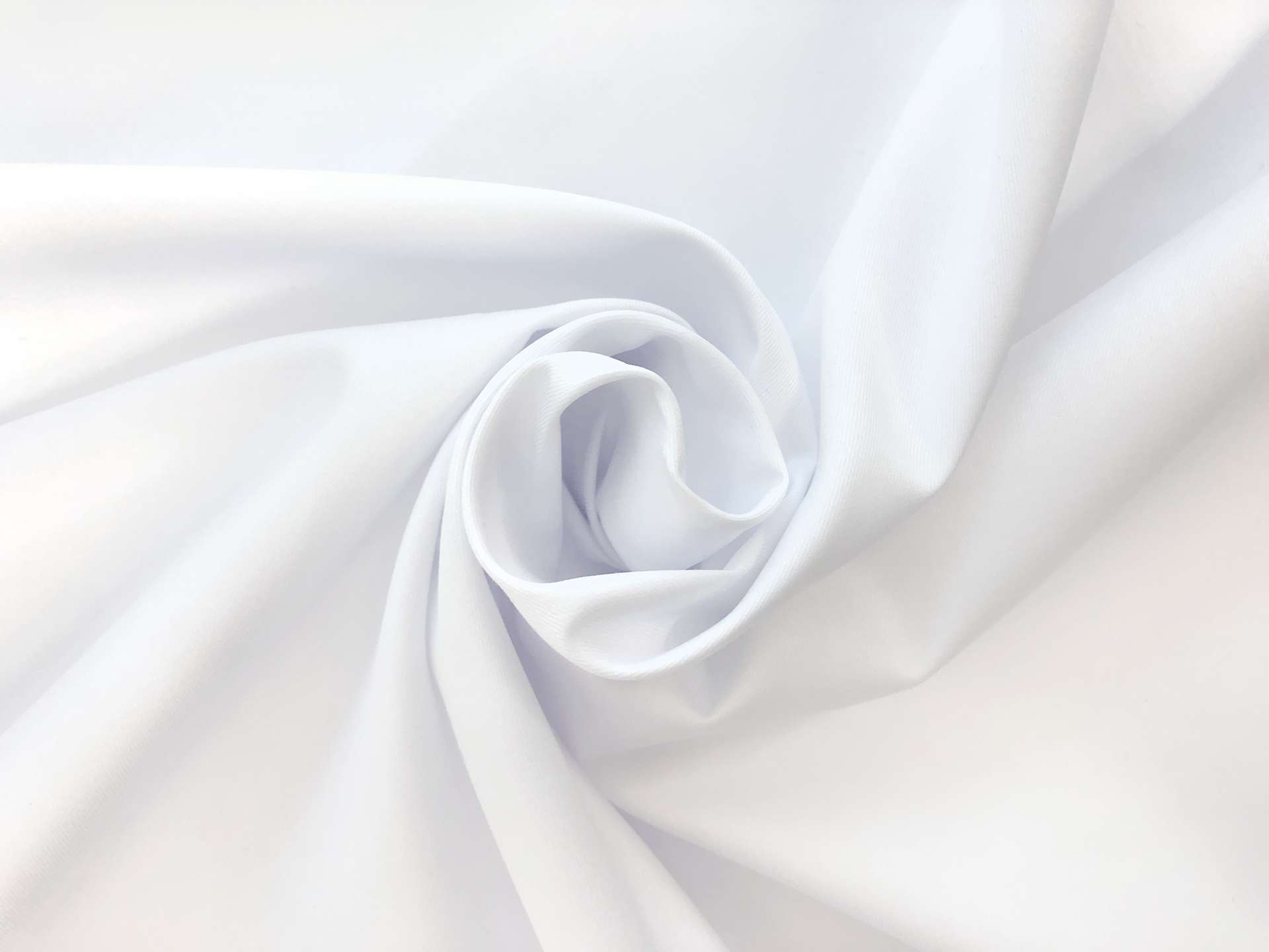 "Spill-Repellent" Superfine Twill Shirting in White