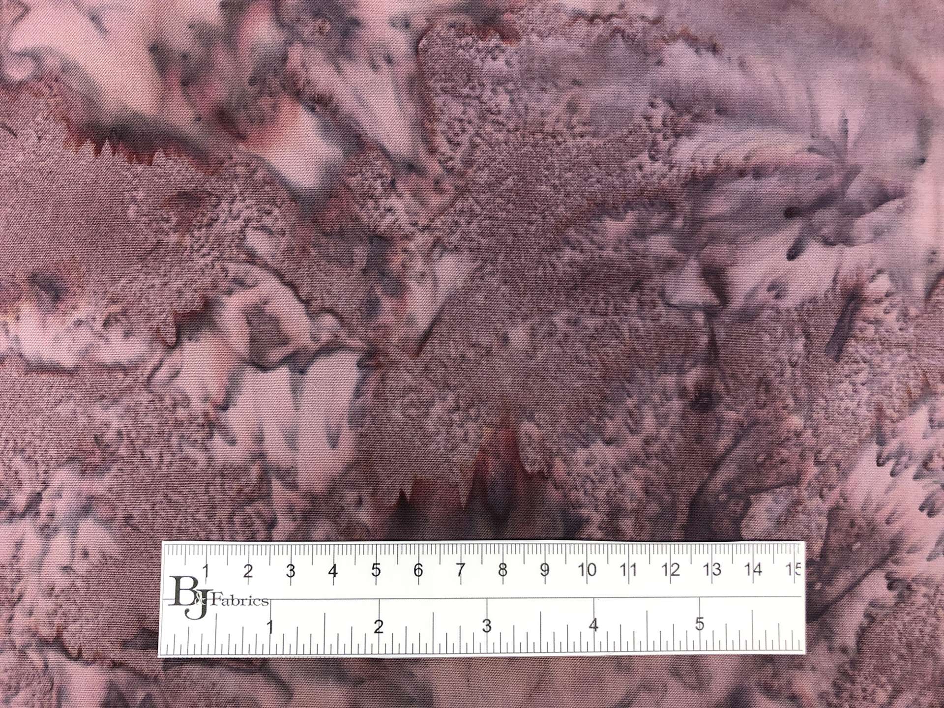 Cotton Batik in Dark Mauve