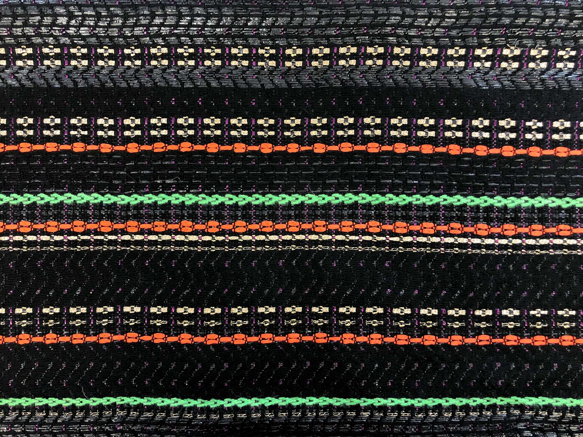 Italian Cotton Blend Metallic Tweed
