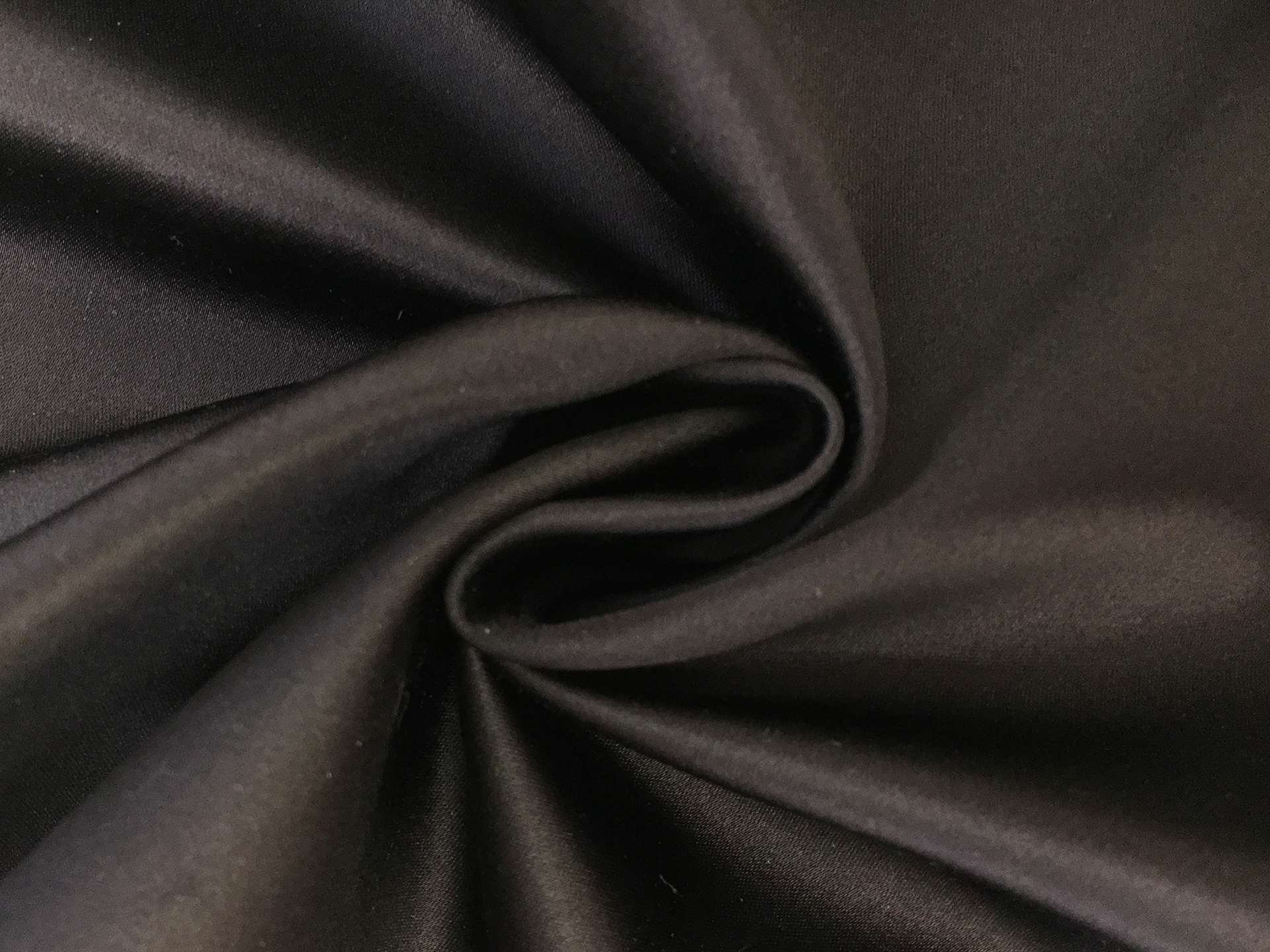 Double Face Silk Satin in Dark Chocolate