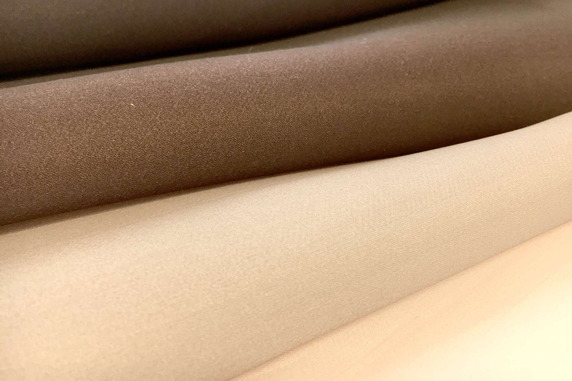 Ombre Silk Satin Organza in Peach