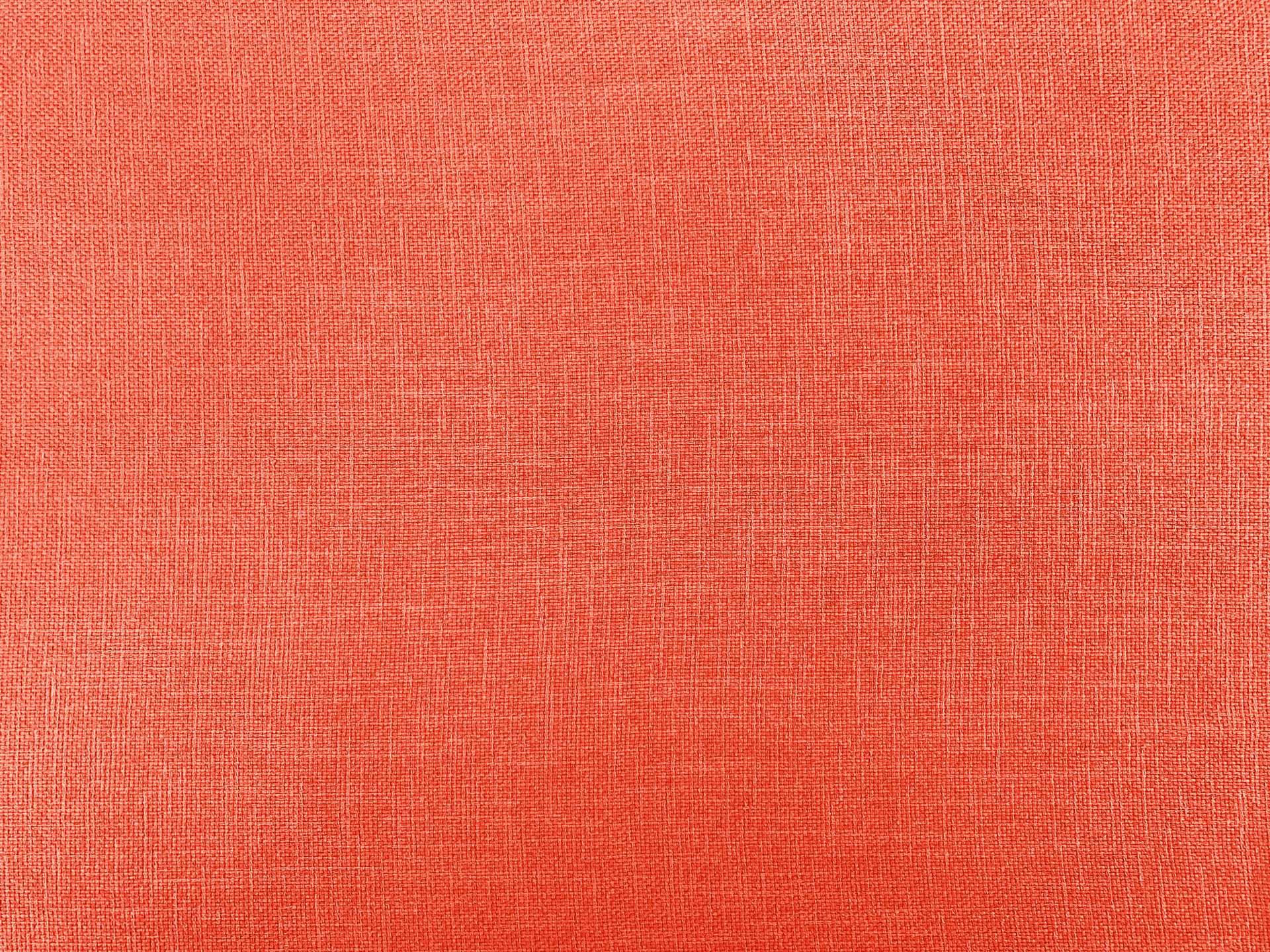 Linen Look Polyester in Coral