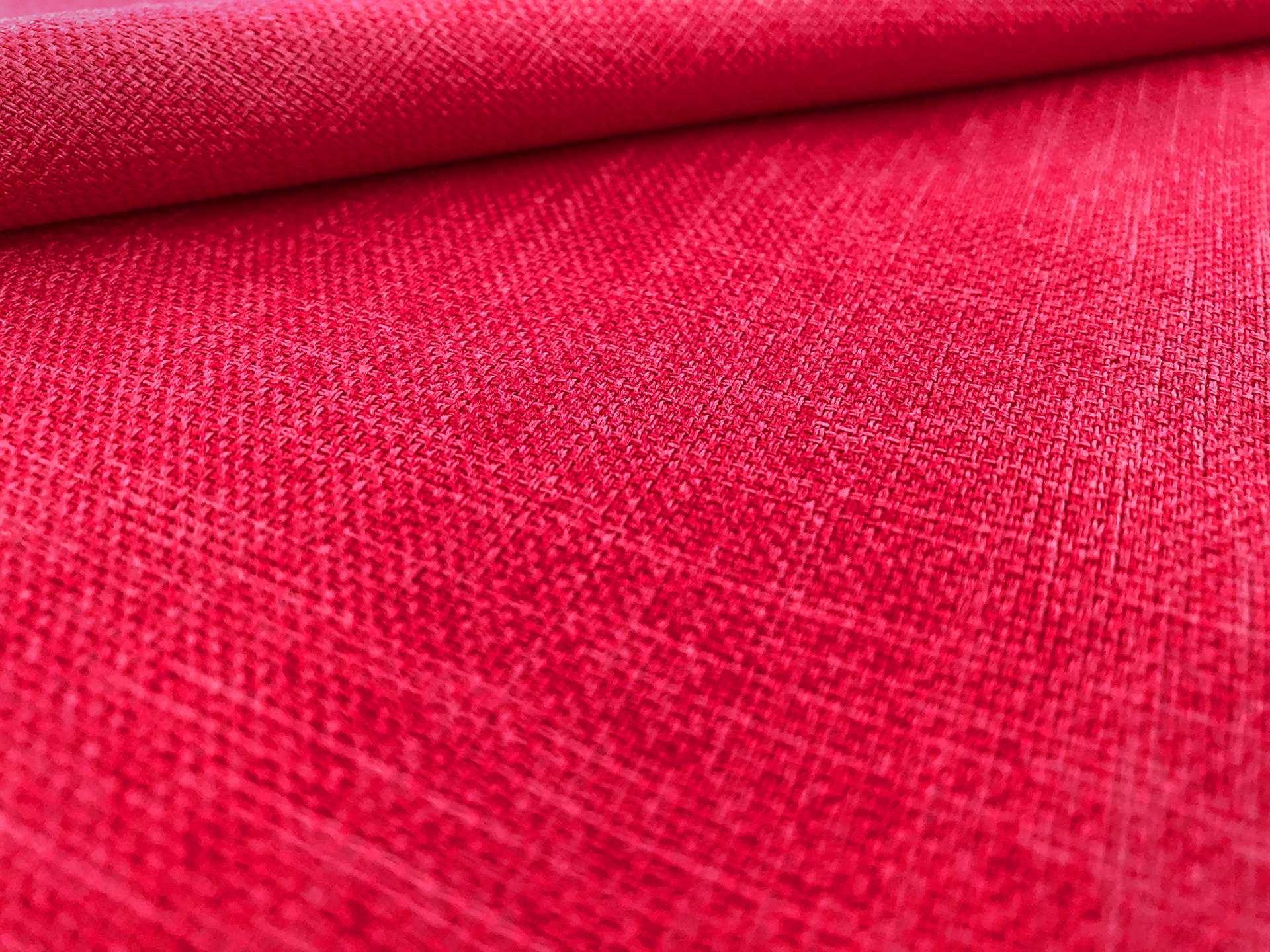 Linen Look Polyester in Fuchsia