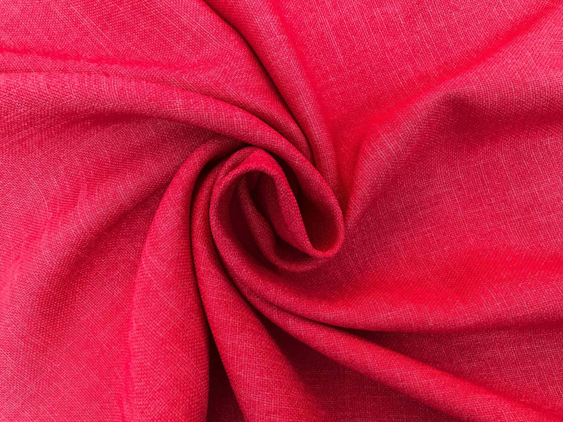 Linen Look Polyester in Fuchsia