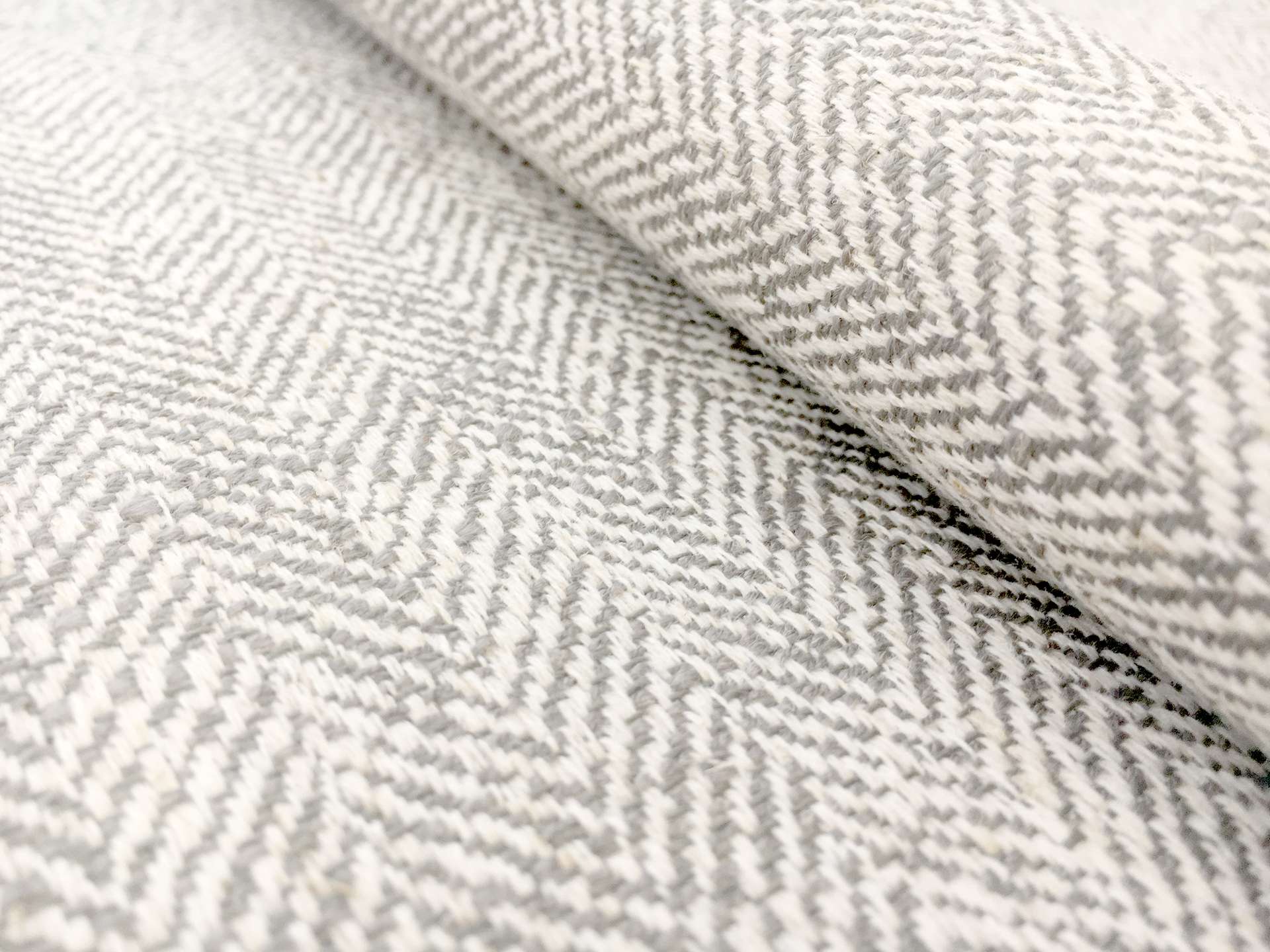 High Performance Upholstery Poly Linen Herringbone 