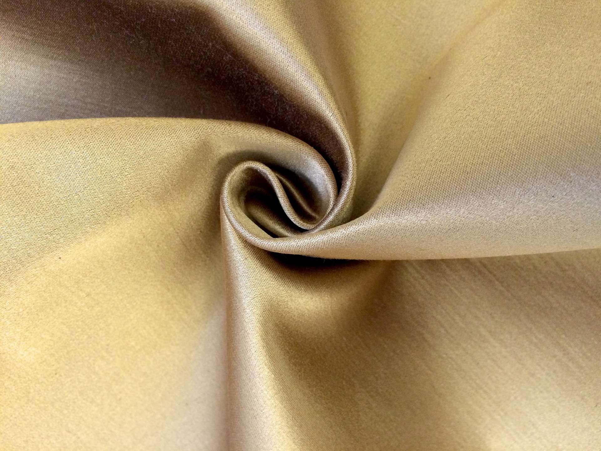 Silk Double Face Duchess Satin in Royal Blue and Gold