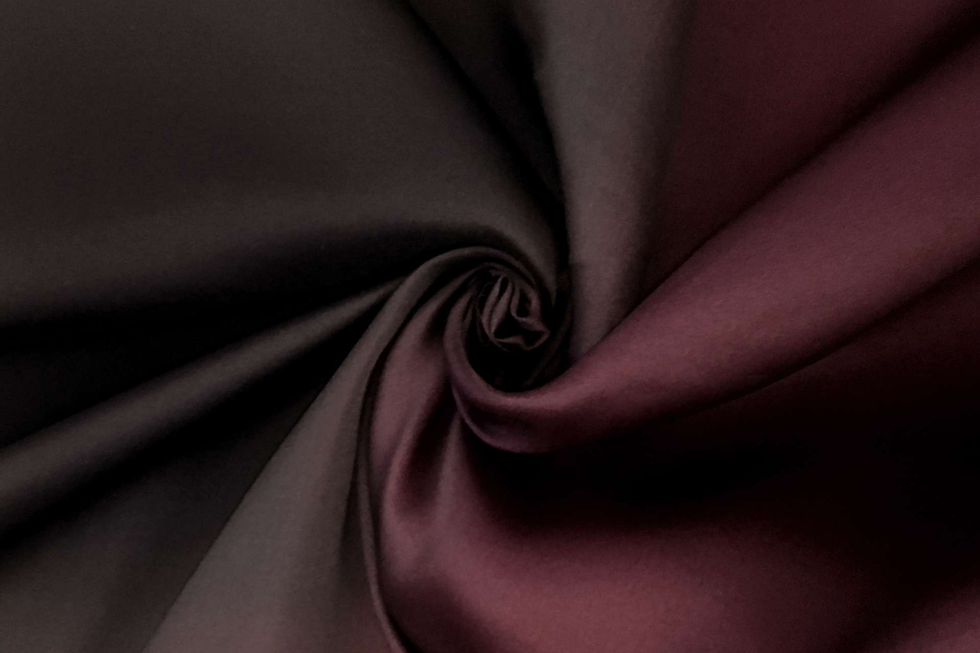 Ombré Silk Satin Organza in Wine