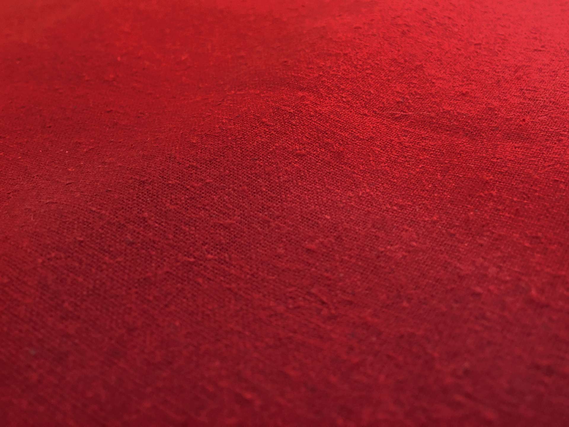 Silk Noil in Red