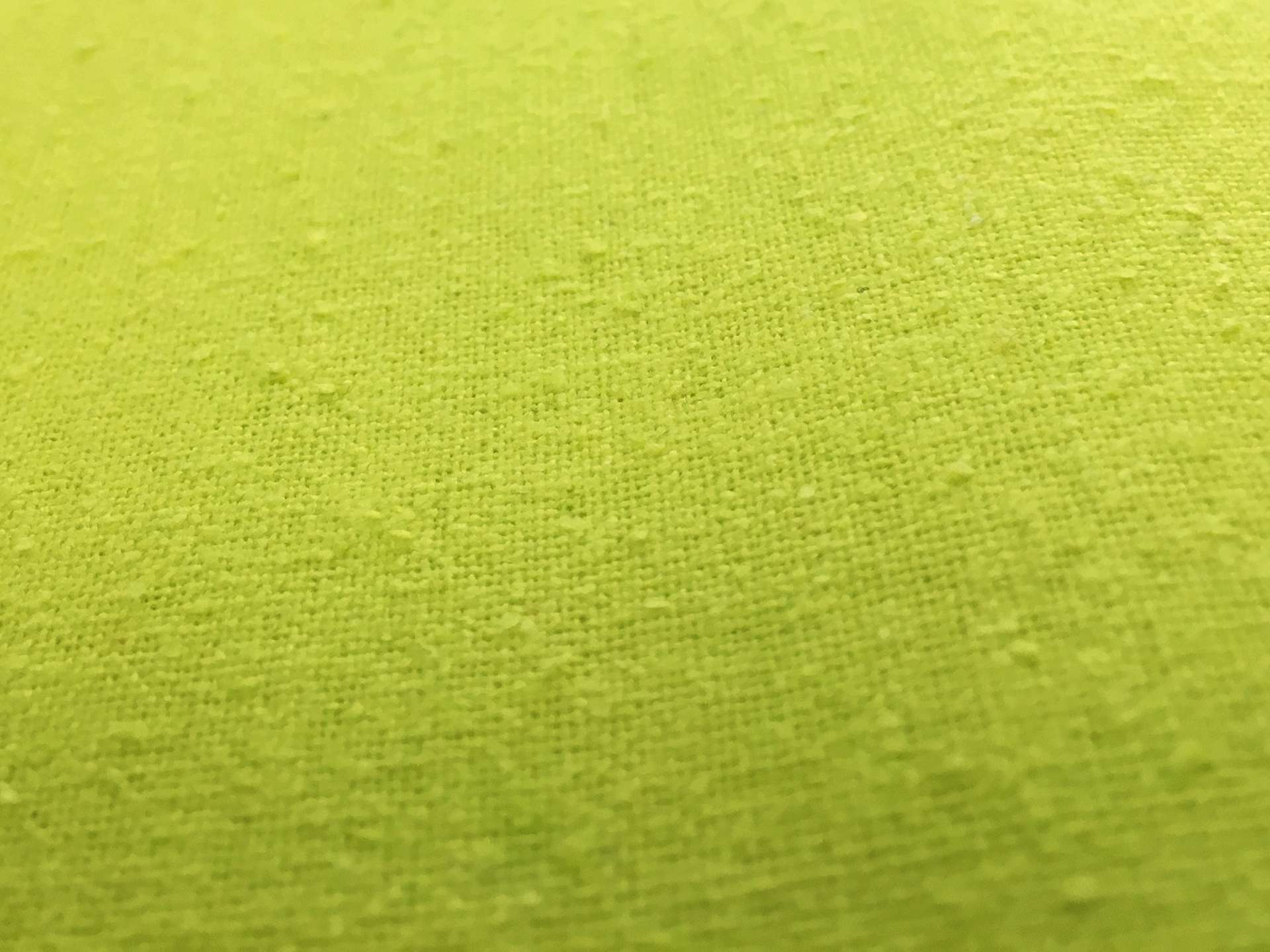 Silk Noil in Neon Yellow