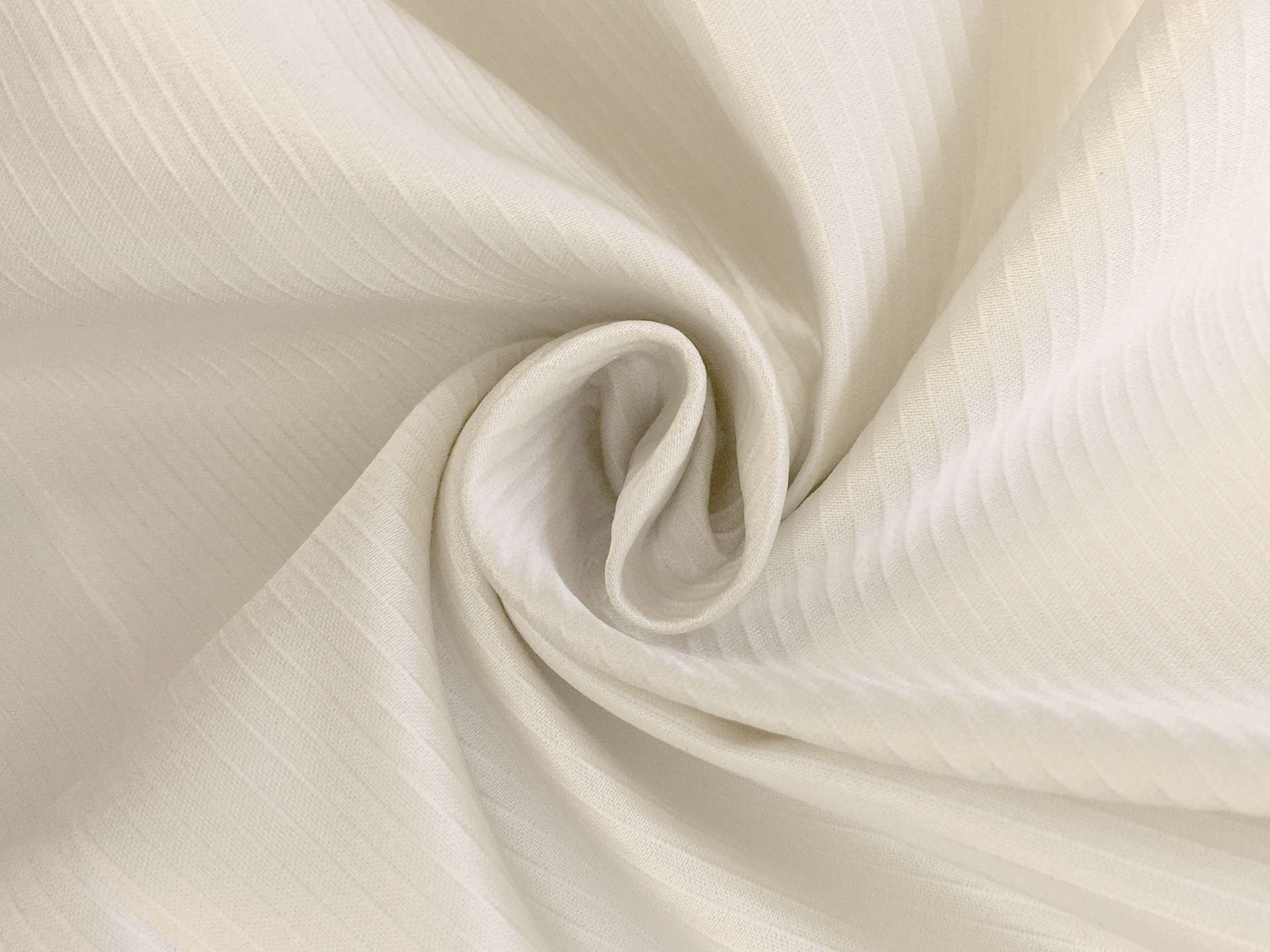 Pure Silk Ottoman in Silk White