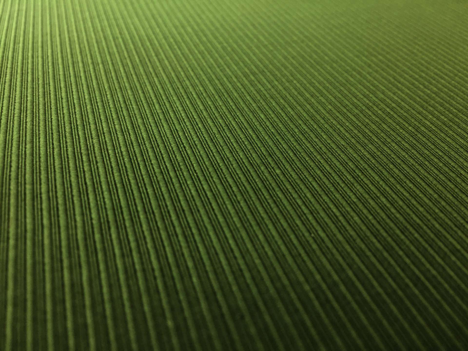 Pure Silk Ottoman in Moss
