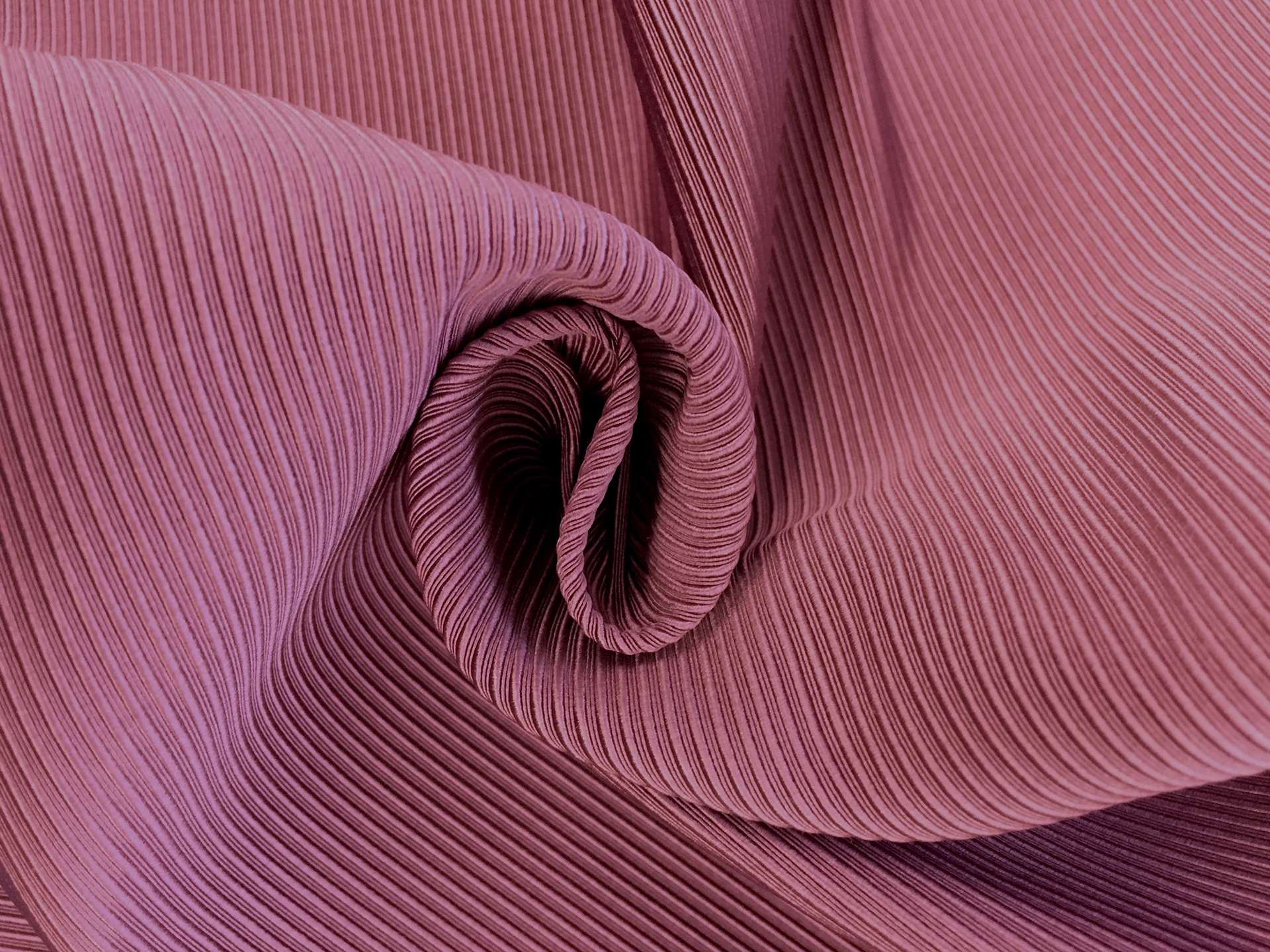 Pure Silk Ottoman in Plum