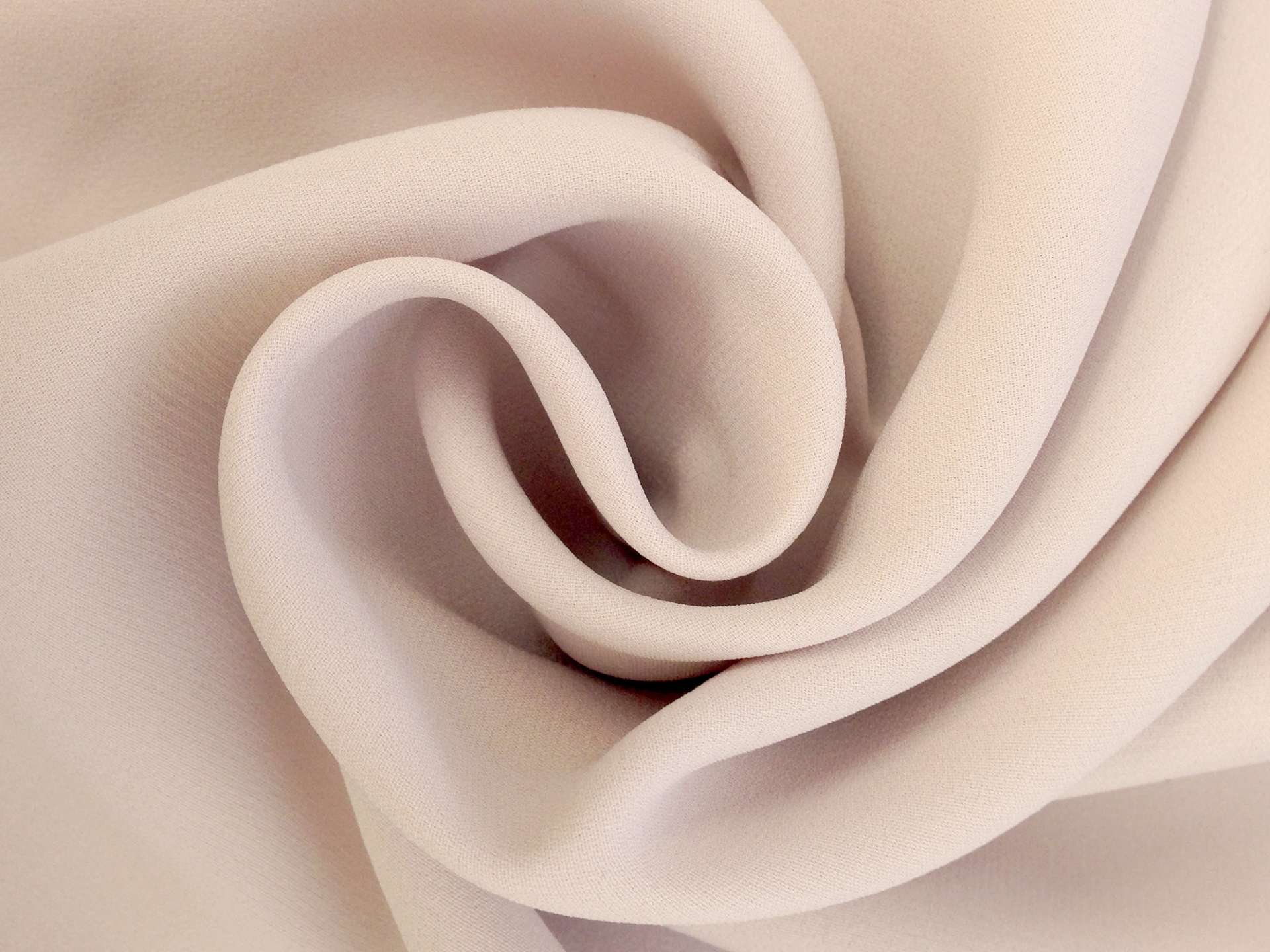 Italian Couture Silk Light Sponge Crepe in Matte Blush