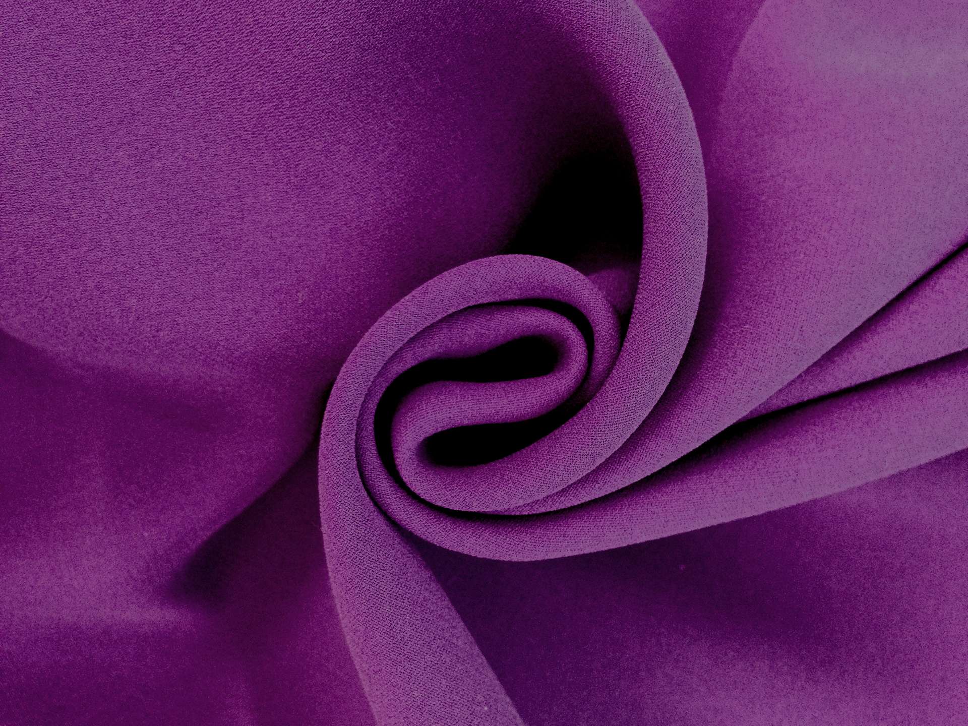 Italian Couture Silk Light Sponge Crepe in Violet