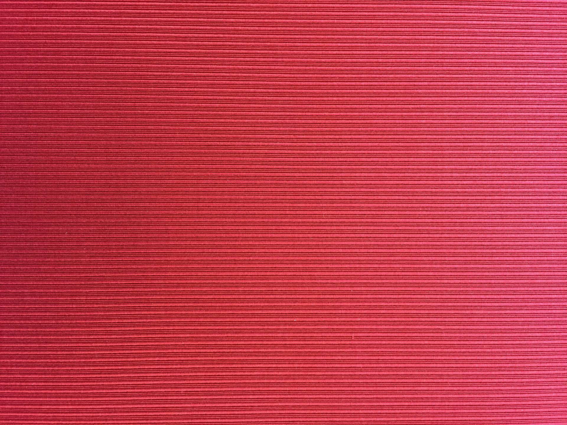 Pure Silk Ottoman in Ruby