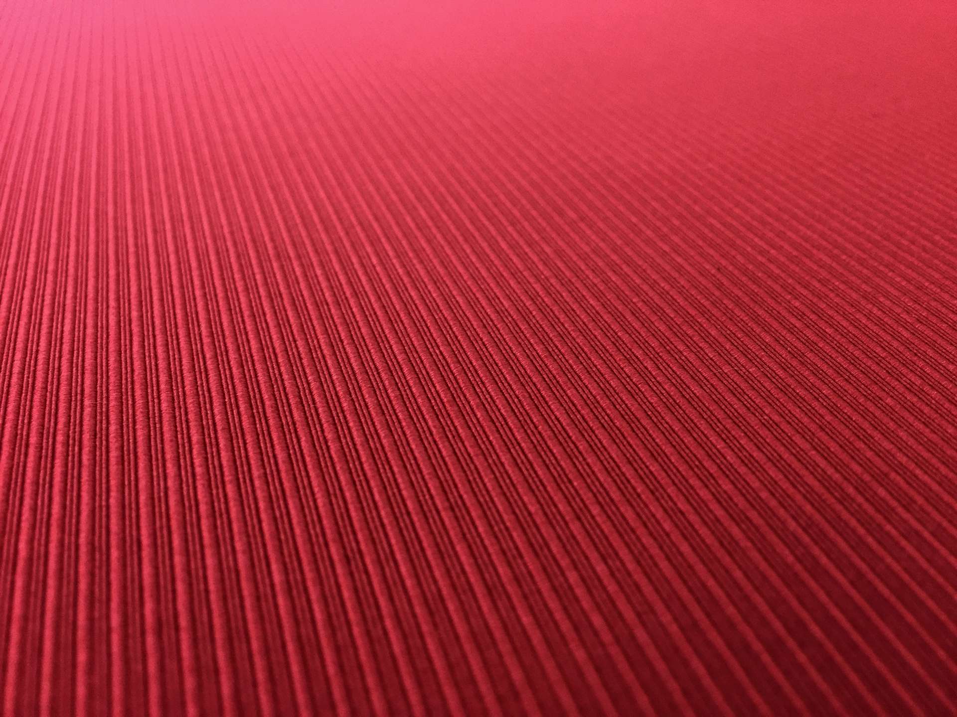 Pure Silk Ottoman in Ruby