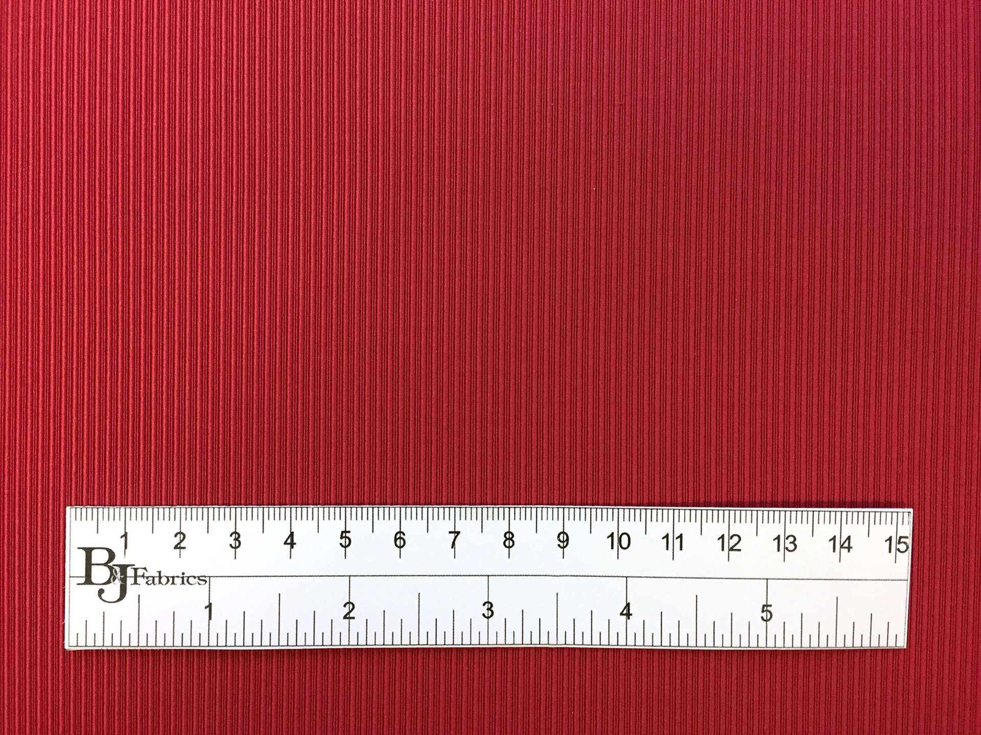 Pure Silk Ottoman in Ruby