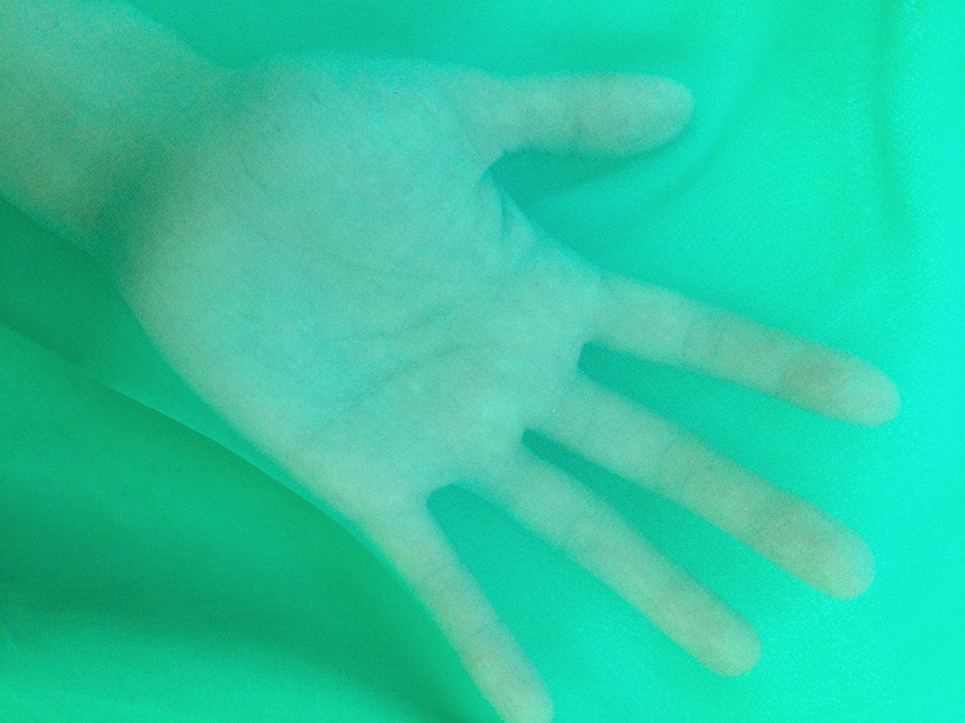 Italian Couture Silk Chiffon in Jungle Green