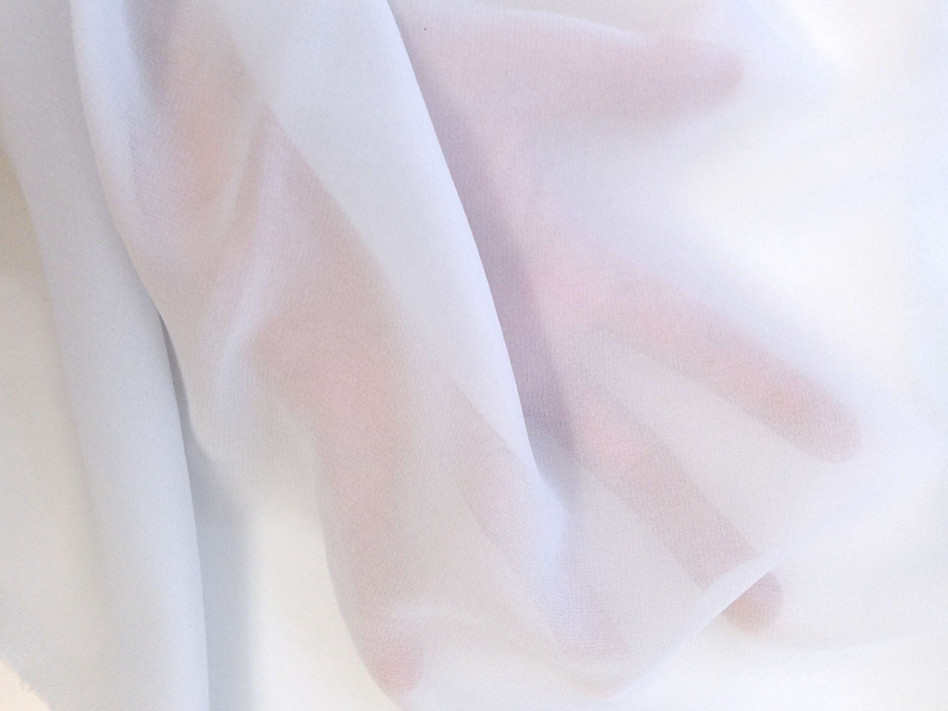 Italian Couture Silk Georgette in Barely Blue
