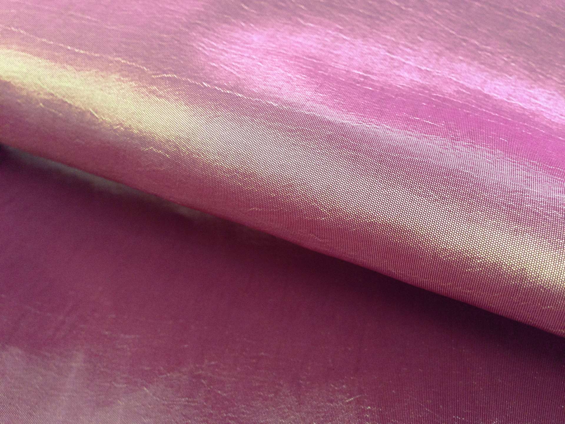 Two Tone Nylon and Polyester Blend Taffeta in Burgundy and Lime