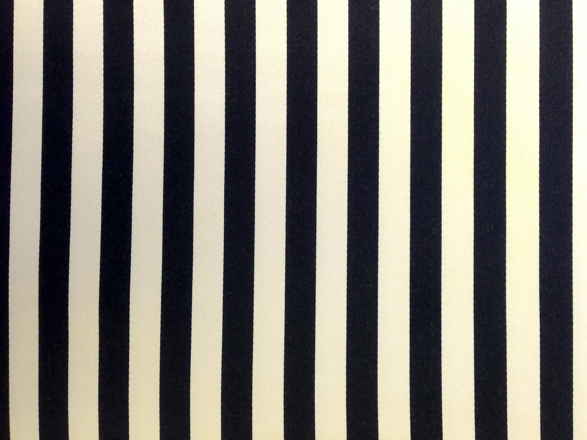 Silk and Cotton Satin Stripe in Black