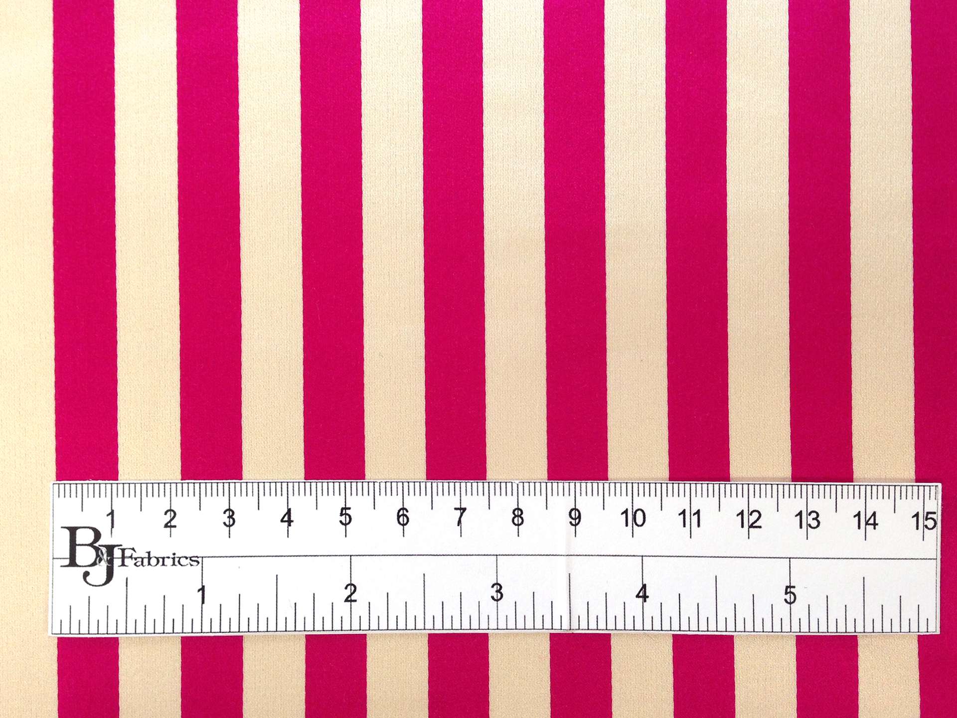 Silk and Cotton Satin Stripe in Pink