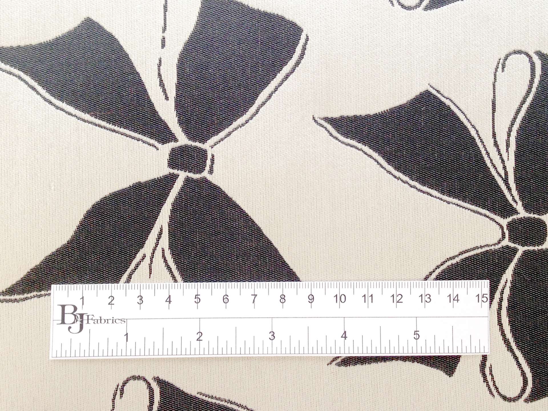 Polyester and Acetate Jacquard with Bows