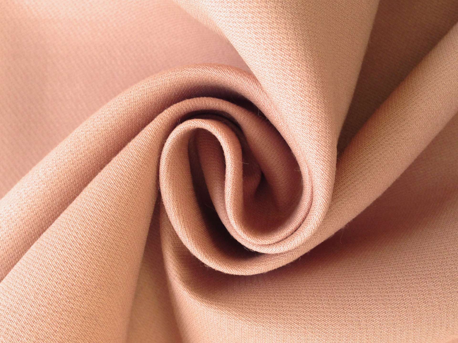 Silk and Wool in Peach