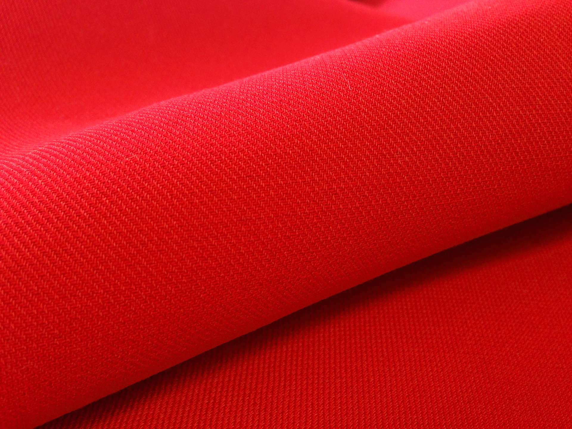 Silk and Wool in Scarlet