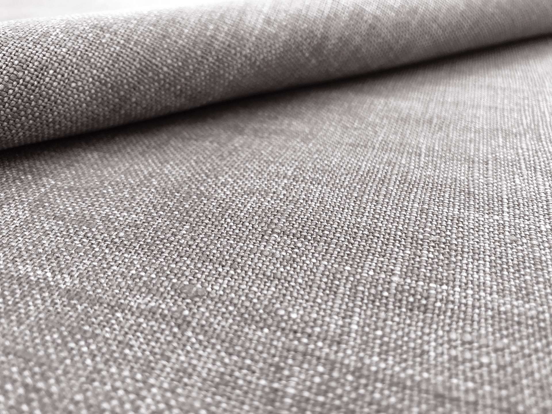 Upholstery Linen in Granite