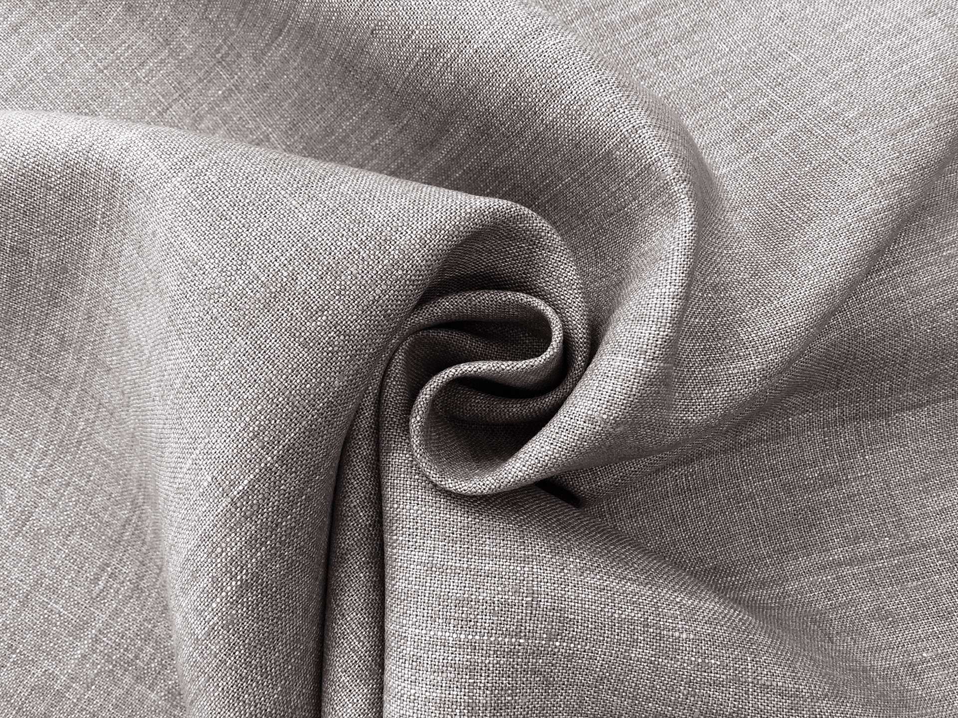 Upholstery Linen in Granite